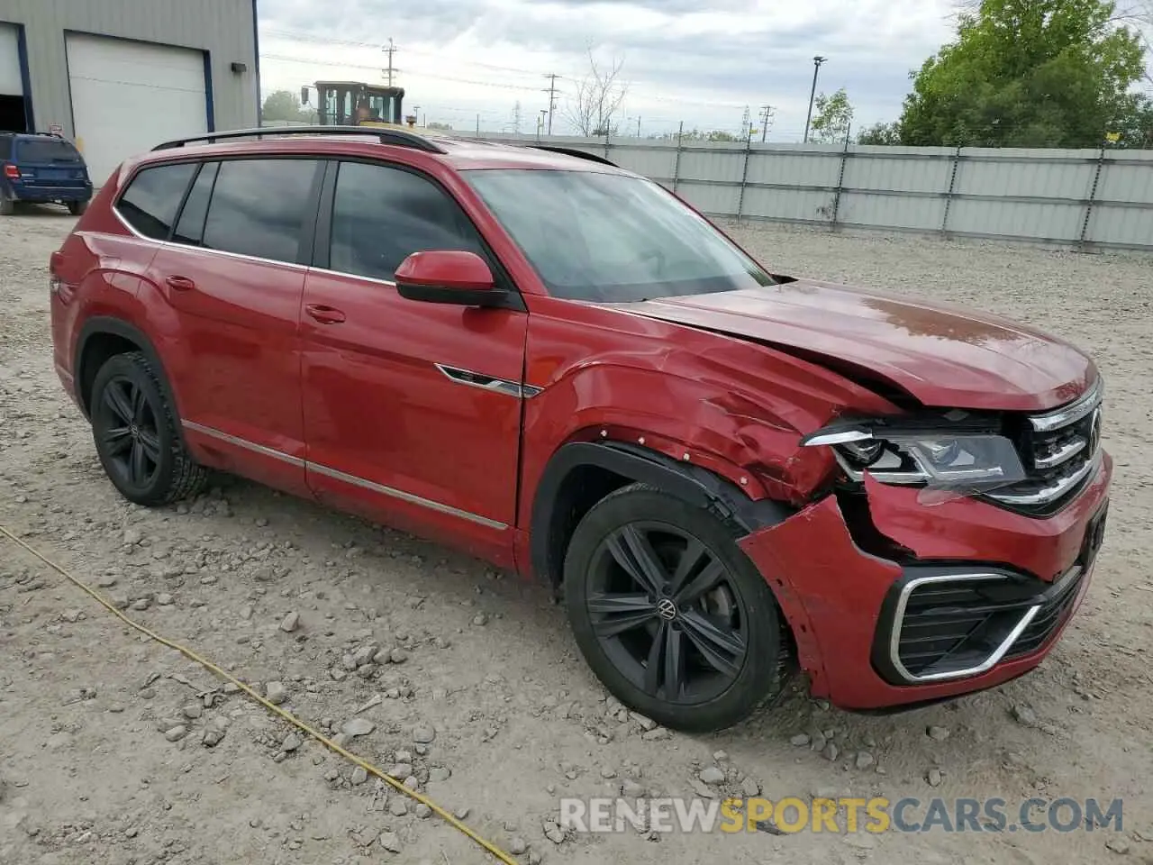 4 Photograph of a damaged car 1V2NR2CA7MC507251 VOLKSWAGEN ATLAS 2021