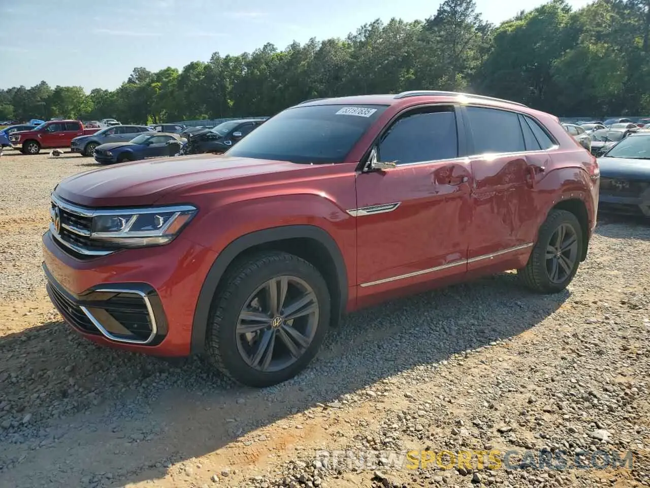 1 Photograph of a damaged car 1V2PE2CA6MC229995 VOLKSWAGEN ATLAS 2021