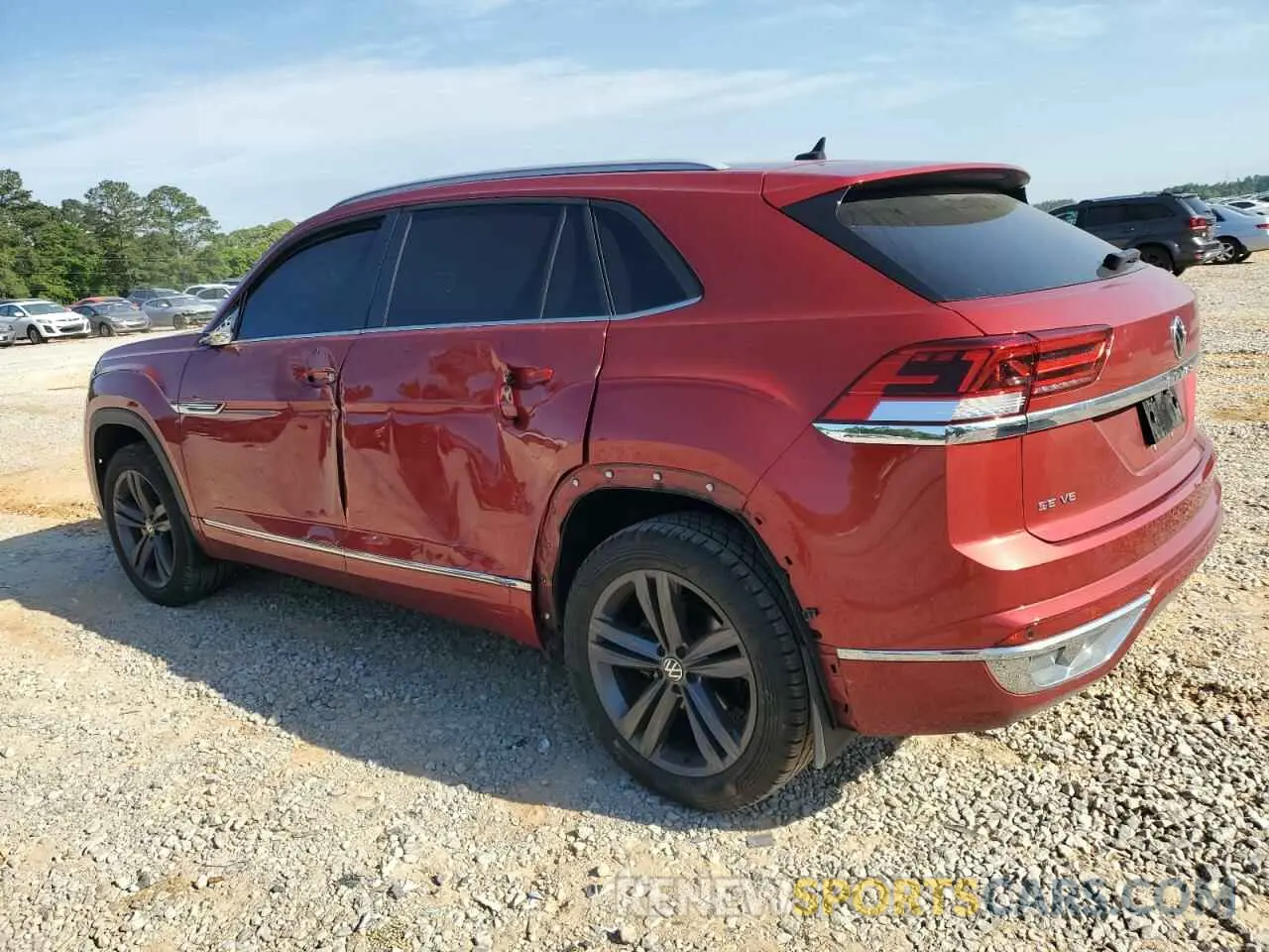 2 Photograph of a damaged car 1V2PE2CA6MC229995 VOLKSWAGEN ATLAS 2021