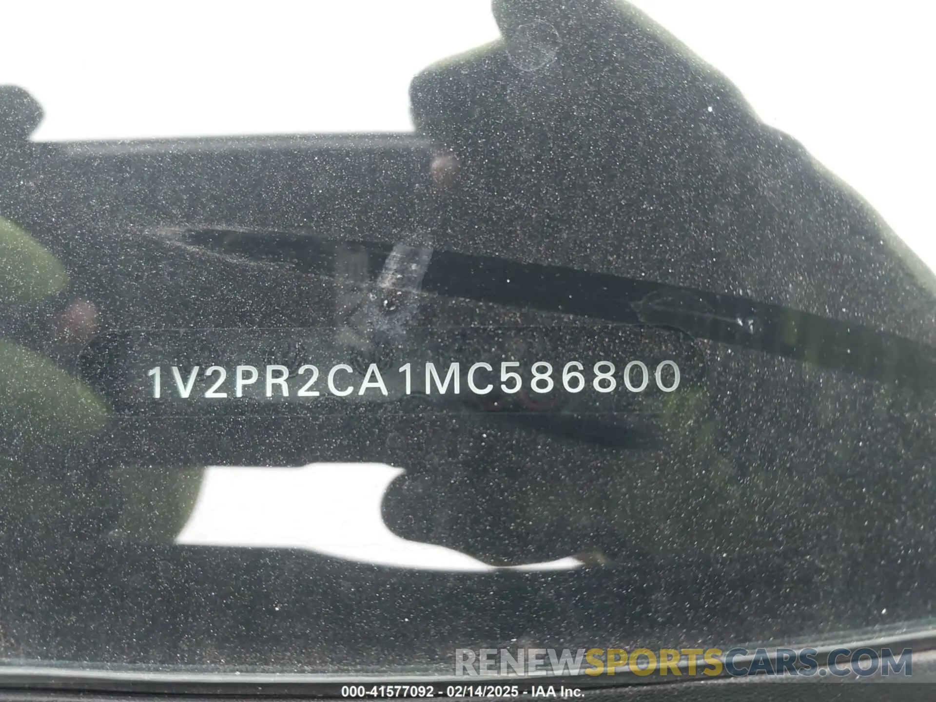 9 Photograph of a damaged car 1V2PR2CA1MC586800 VOLKSWAGEN ATLAS 2021