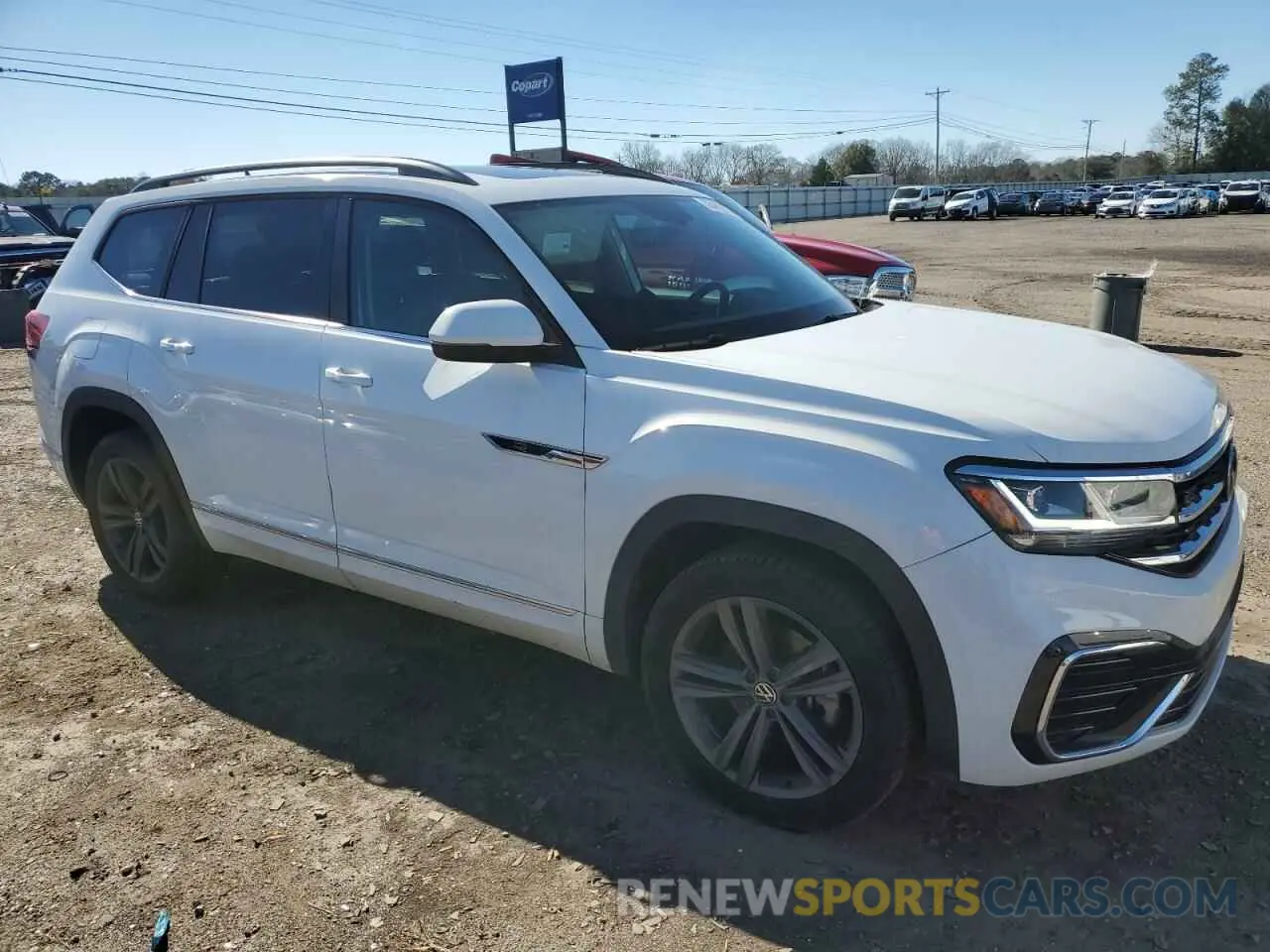 4 Photograph of a damaged car 1V2PR2CA3MC562630 VOLKSWAGEN ATLAS 2021