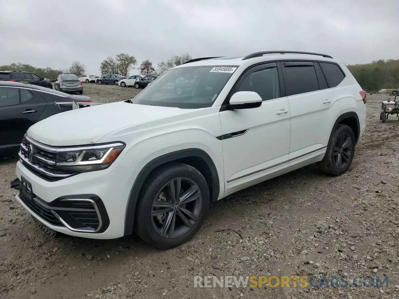 1 Photograph of a damaged car 1V2RR2CA3MC609521 VOLKSWAGEN ATLAS 2021