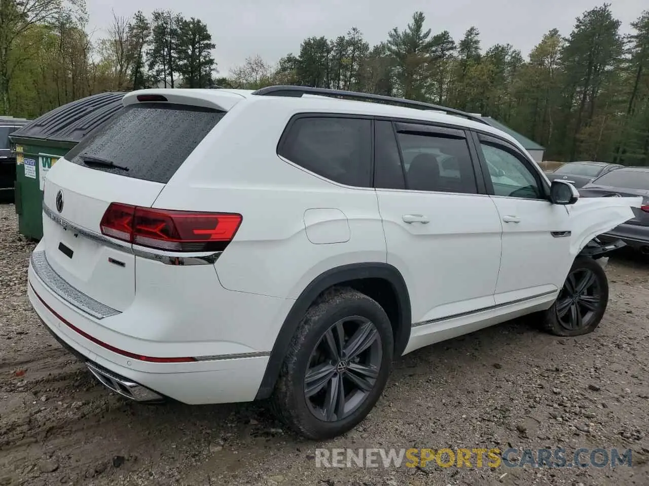 3 Photograph of a damaged car 1V2RR2CA3MC609521 VOLKSWAGEN ATLAS 2021