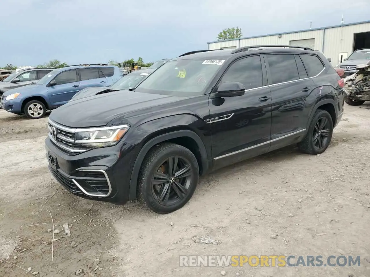 1 Photograph of a damaged car 1V2RR2CA6MC600750 VOLKSWAGEN ATLAS 2021