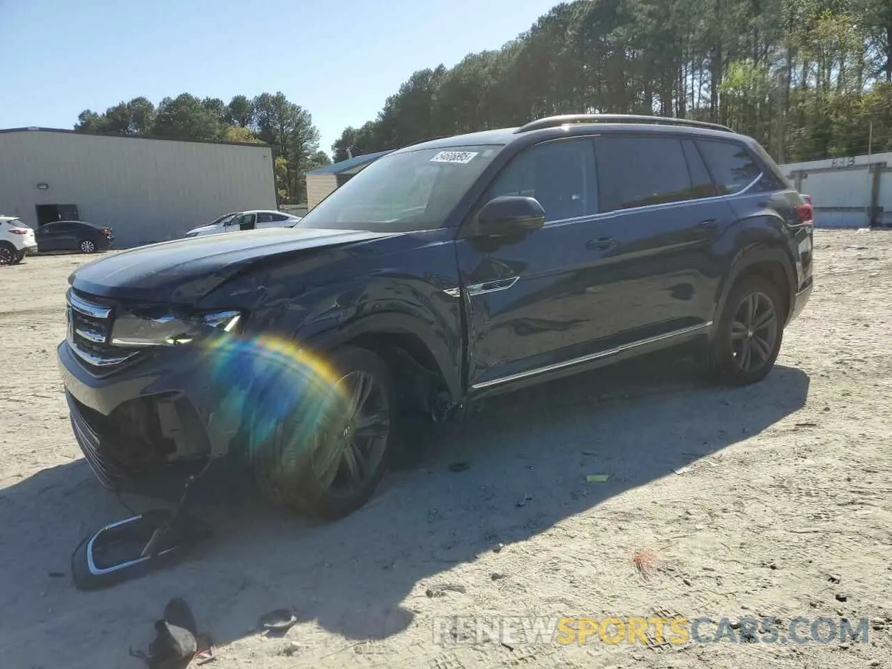 1 Photograph of a damaged car 1V2RR2CA8MC531821 VOLKSWAGEN ATLAS 2021