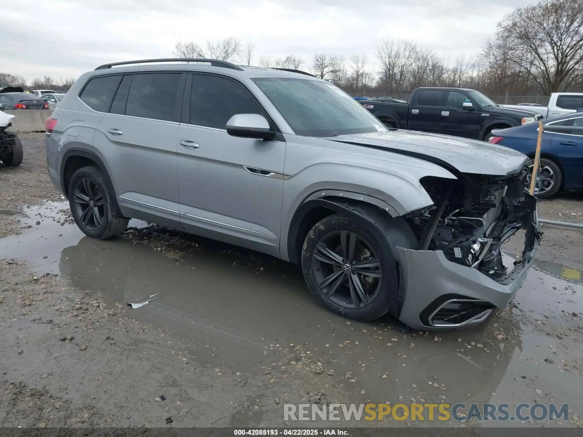 1 Photograph of a damaged car 1V2RR2CA8MC534539 VOLKSWAGEN ATLAS 2021