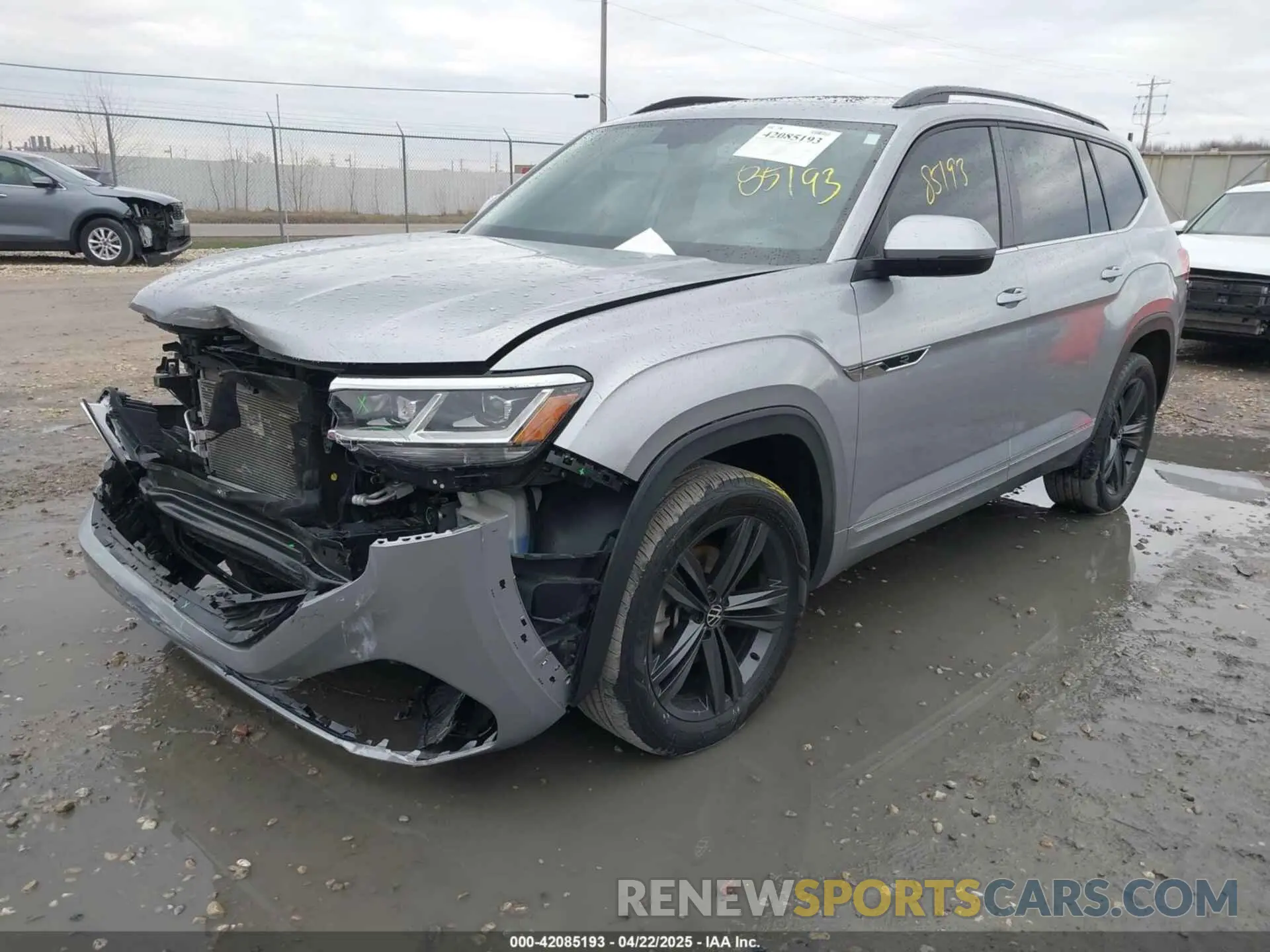 2 Photograph of a damaged car 1V2RR2CA8MC534539 VOLKSWAGEN ATLAS 2021