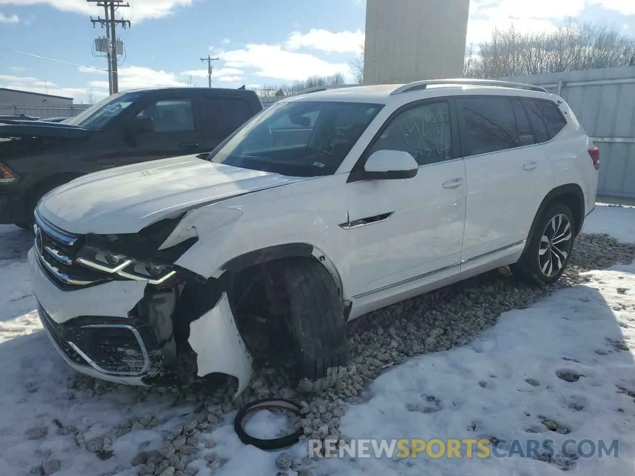 1 Photograph of a damaged car 1V2SR2CA5MC578371 VOLKSWAGEN ATLAS 2021
