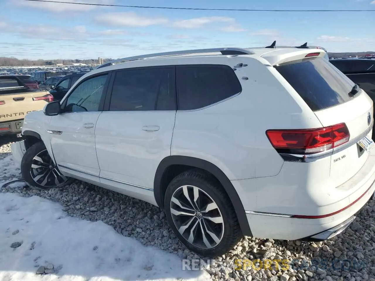 2 Photograph of a damaged car 1V2SR2CA5MC578371 VOLKSWAGEN ATLAS 2021
