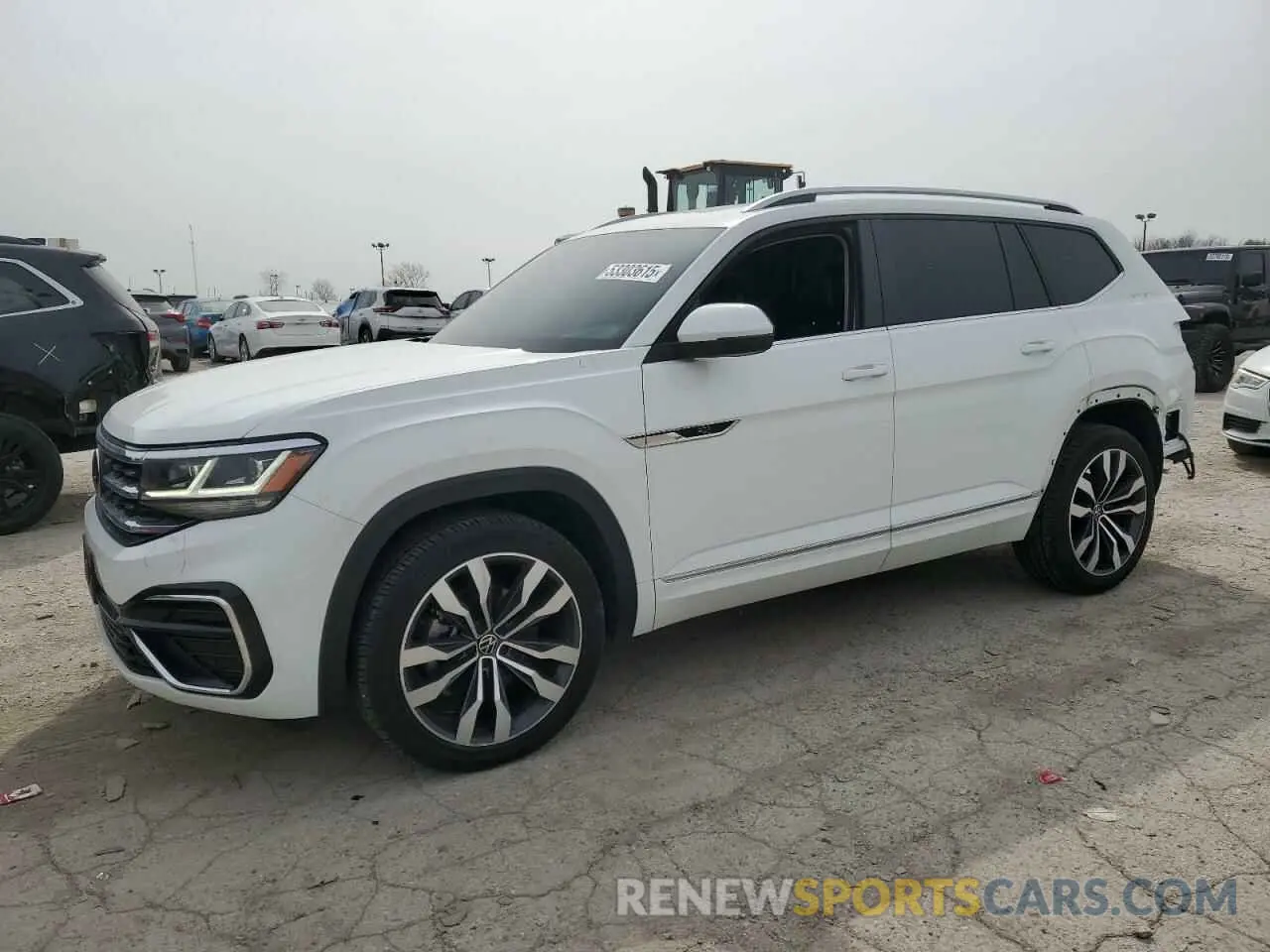 1 Photograph of a damaged car 1V2SR2CA8MC584357 VOLKSWAGEN ATLAS 2021