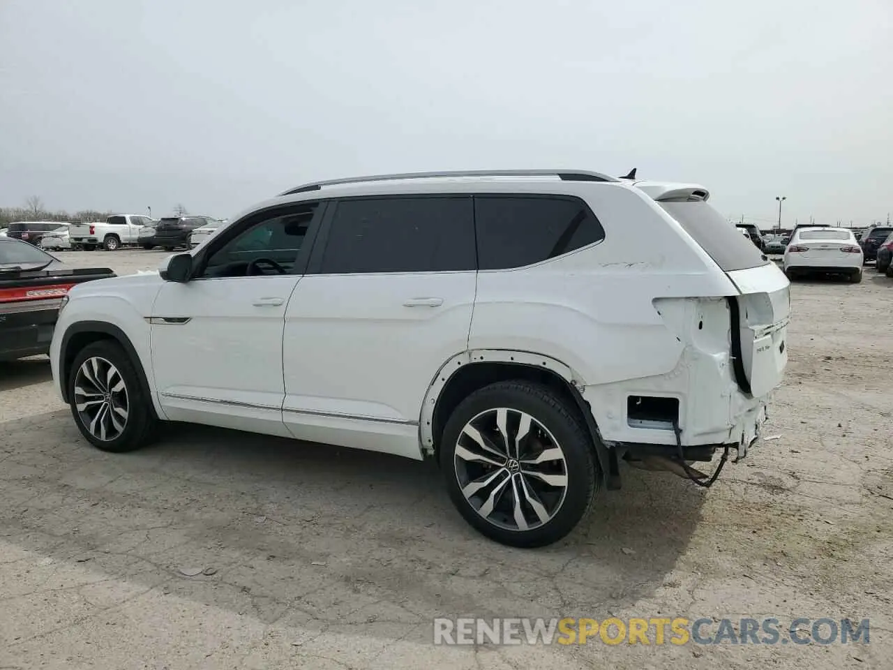 2 Photograph of a damaged car 1V2SR2CA8MC584357 VOLKSWAGEN ATLAS 2021