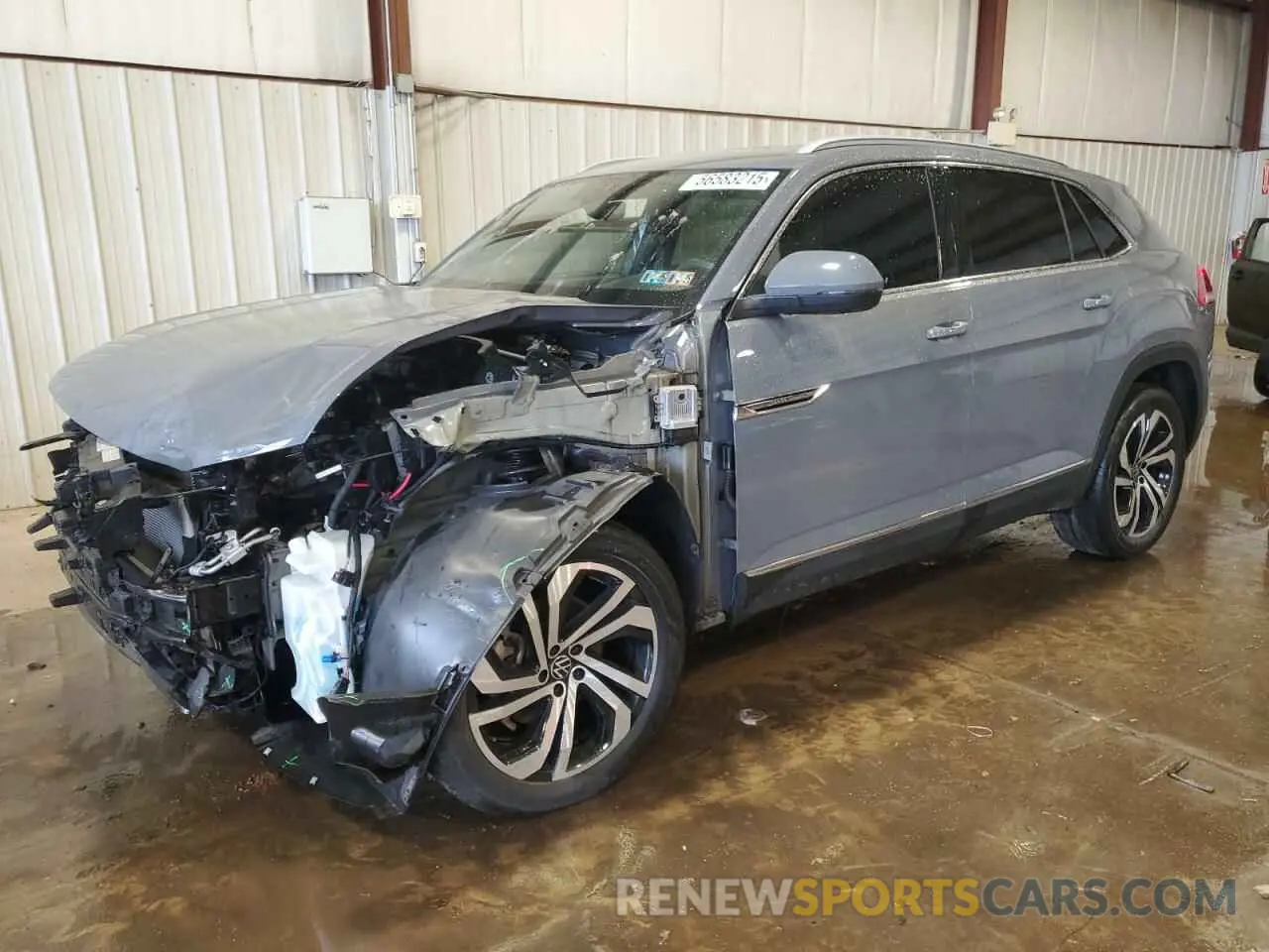 1 Photograph of a damaged car 1V2TE2CA0MC220420 VOLKSWAGEN ATLAS 2021