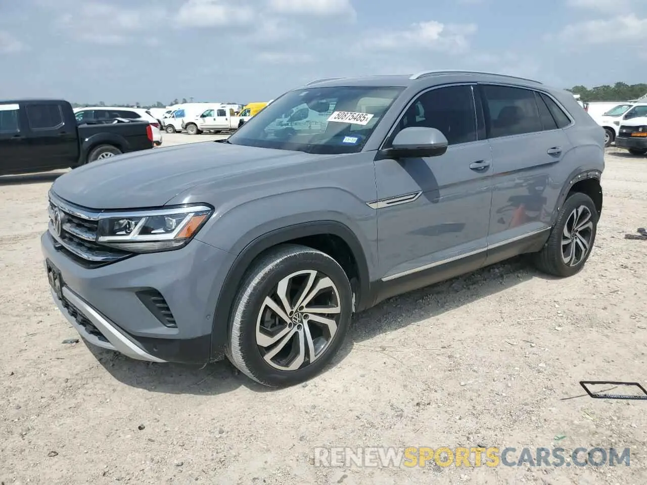 1 Photograph of a damaged car 1V2TE2CA3MC201361 VOLKSWAGEN ATLAS 2021