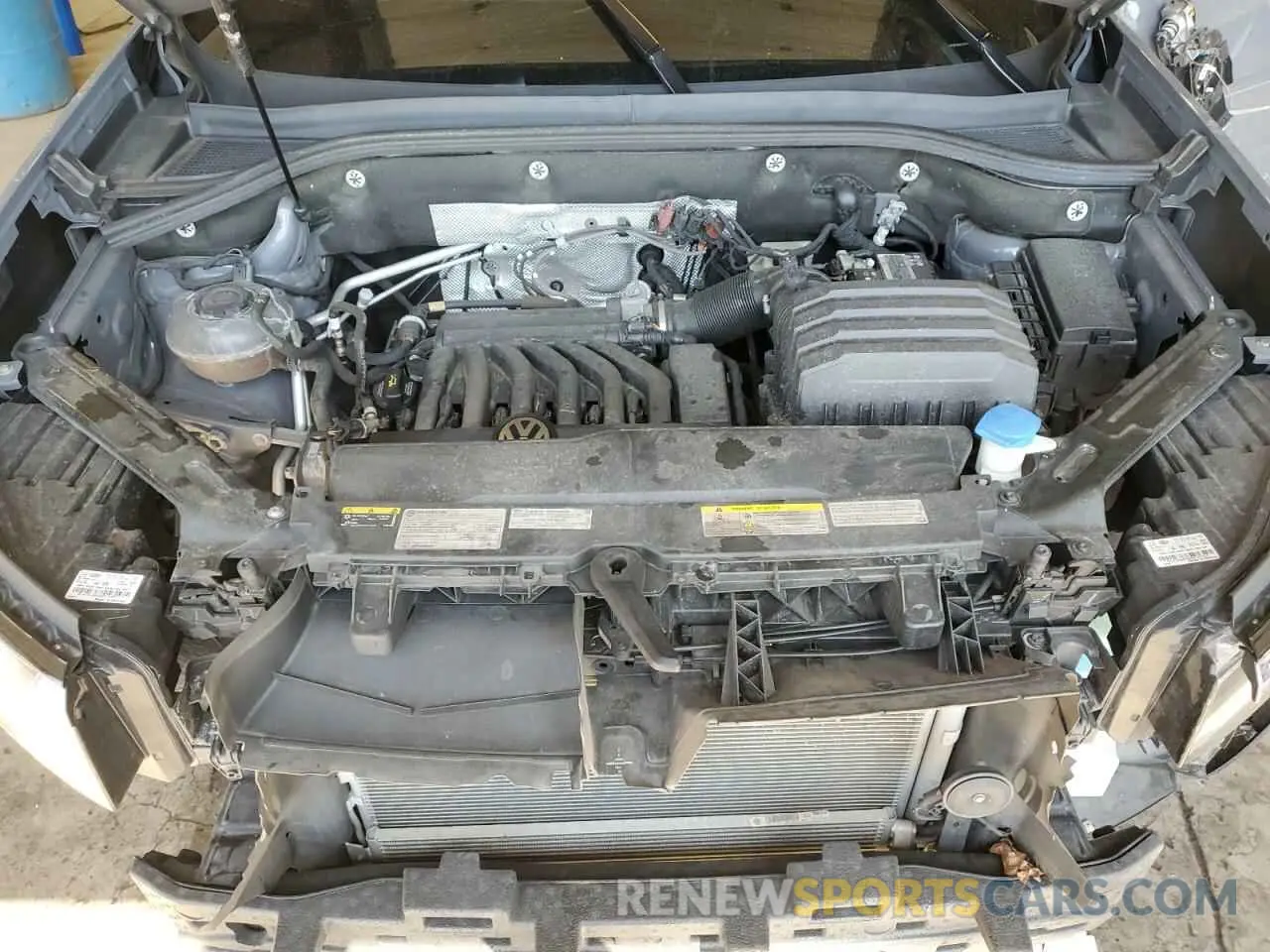 12 Photograph of a damaged car 1V2TE2CA9MC235207 VOLKSWAGEN ATLAS 2021