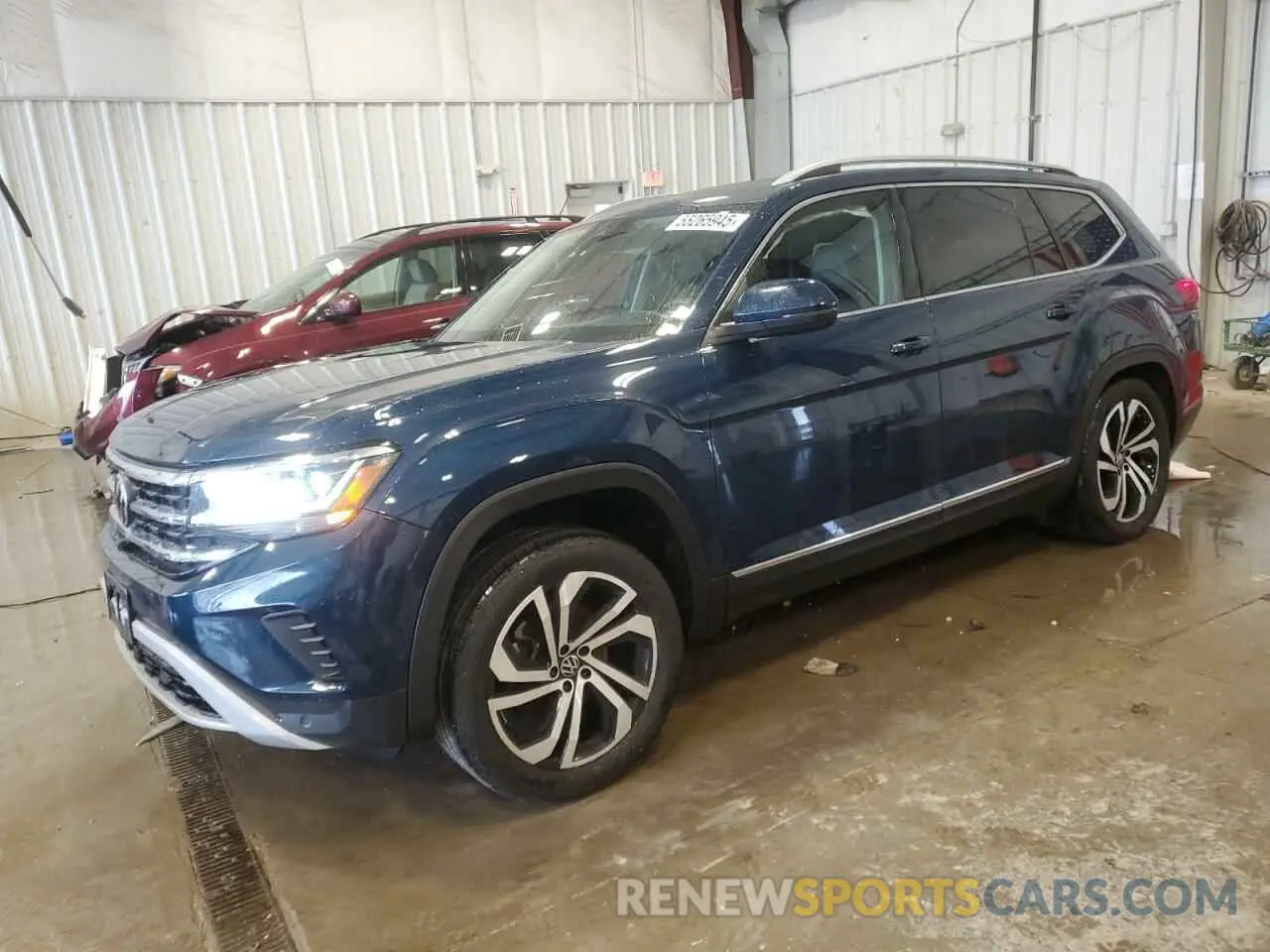 1 Photograph of a damaged car 1V2TR2CA3MC509859 VOLKSWAGEN ATLAS 2021
