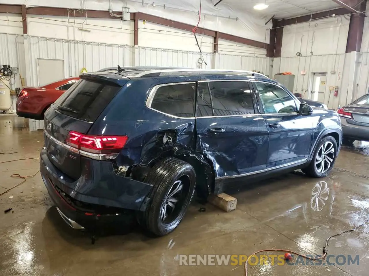 3 Photograph of a damaged car 1V2TR2CA3MC509859 VOLKSWAGEN ATLAS 2021