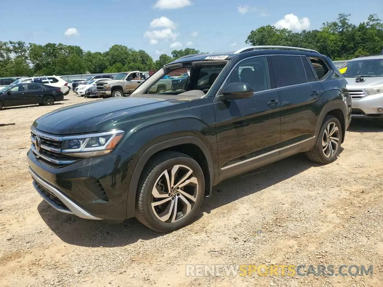 1 Photograph of a damaged car 1V2TR2CA7MC514918 VOLKSWAGEN ATLAS 2021