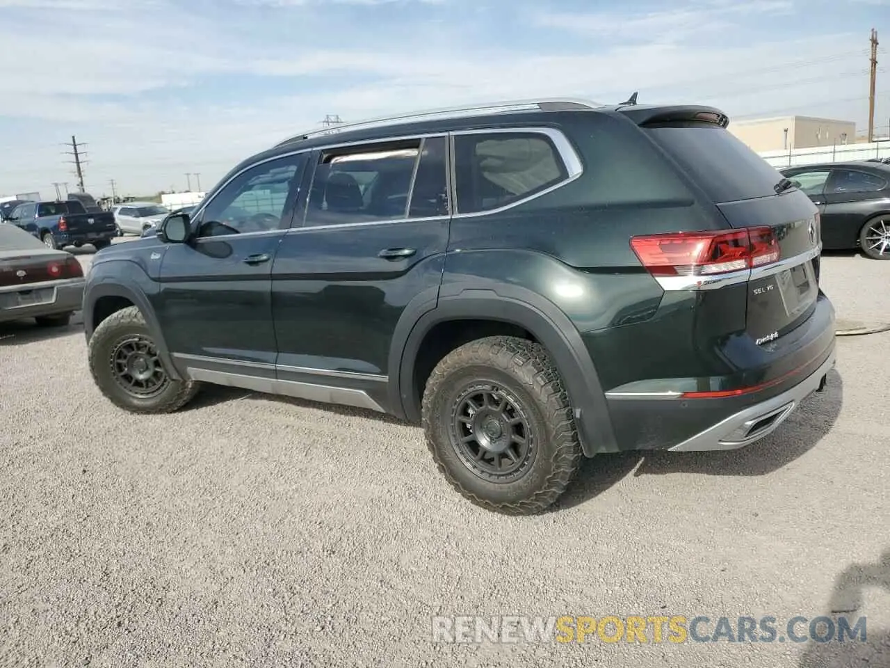 2 Photograph of a damaged car 1V2TR2CA9MC502544 VOLKSWAGEN ATLAS 2021