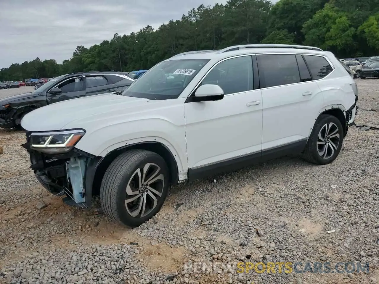 1 Photograph of a damaged car 1V2TR2CAXMC505873 VOLKSWAGEN ATLAS 2021