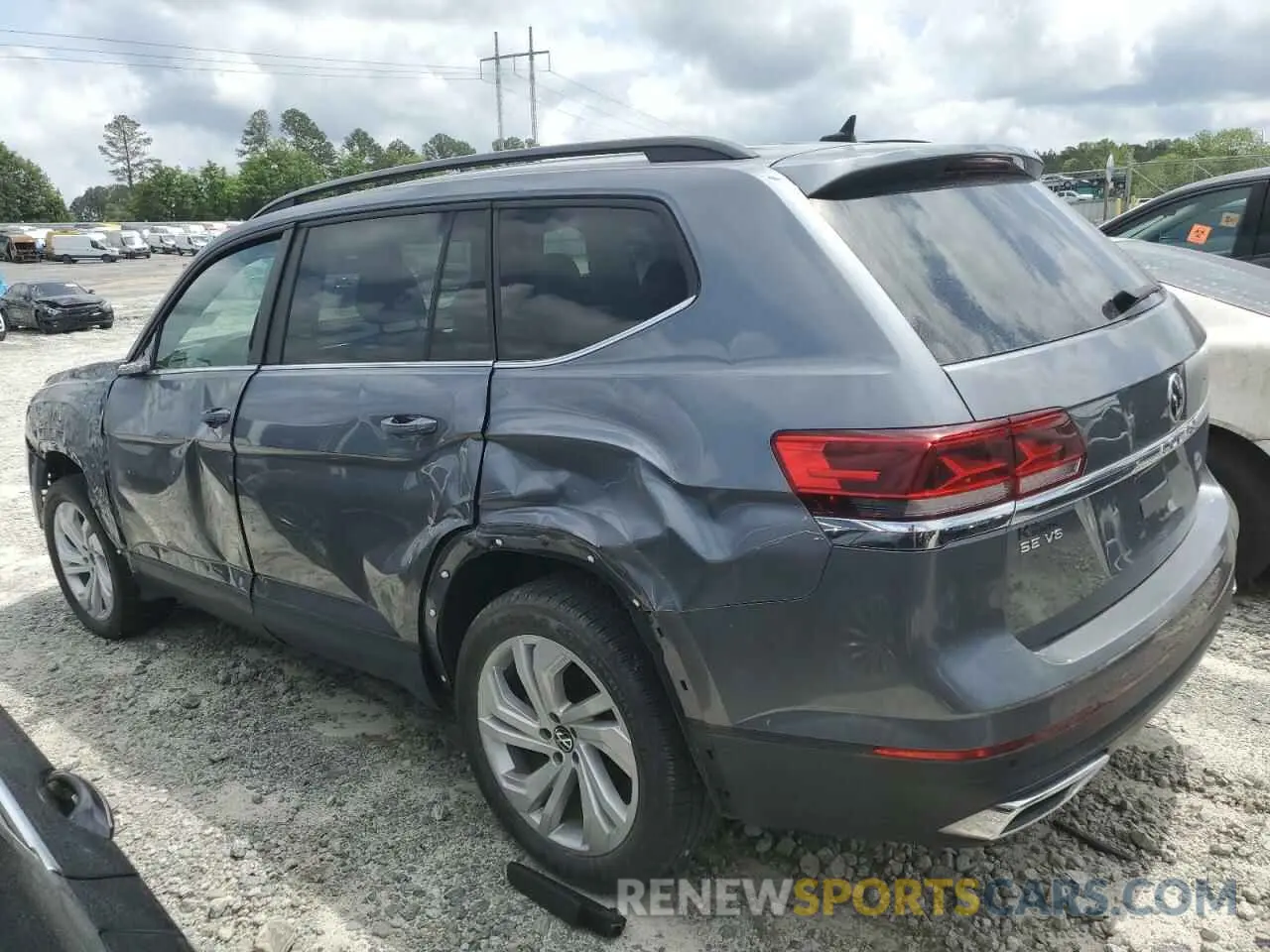 2 Photograph of a damaged car 1V2WR2CA1MC583455 VOLKSWAGEN ATLAS 2021