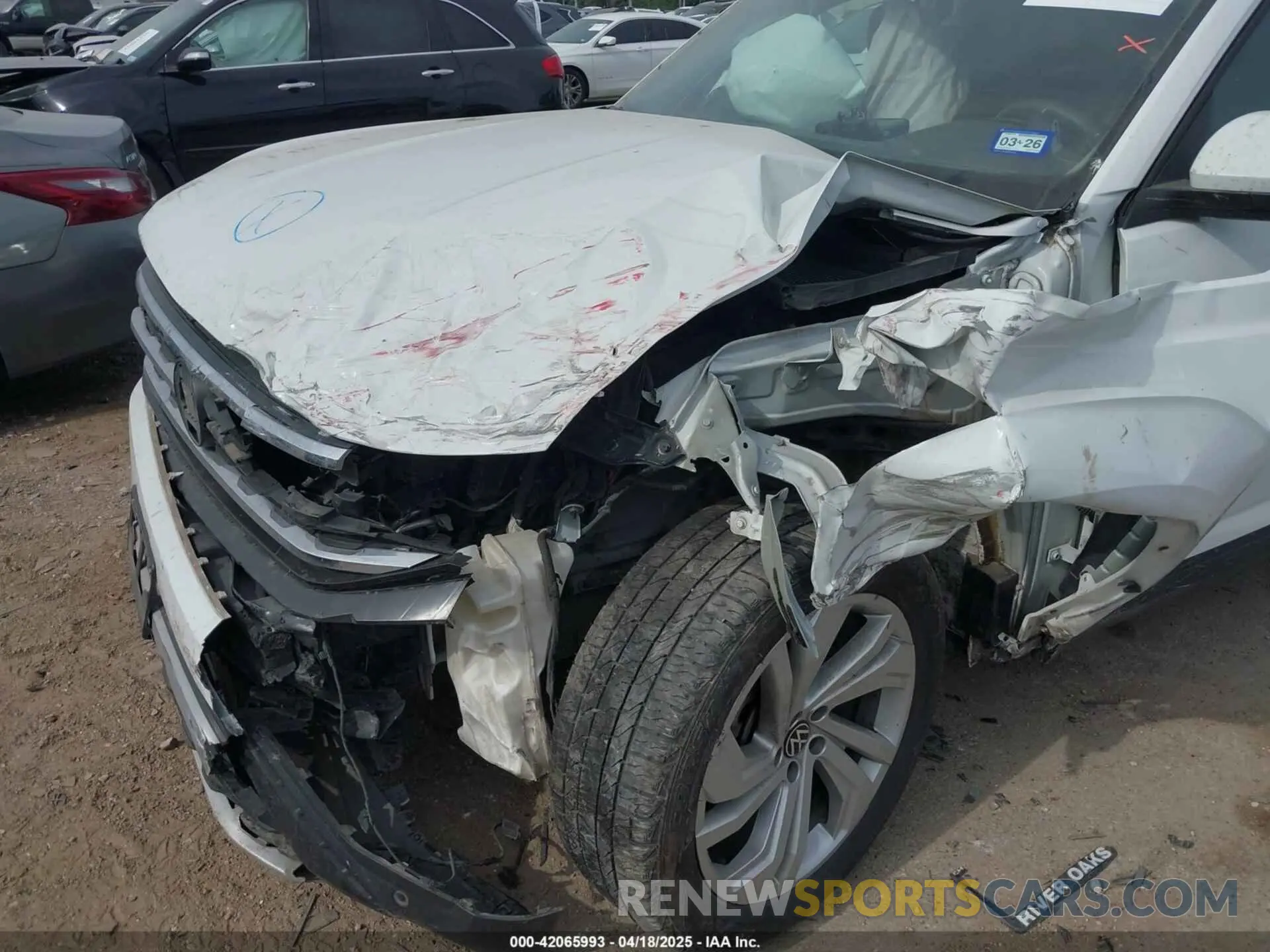 6 Photograph of a damaged car 1V2WR2CA3MC570349 VOLKSWAGEN ATLAS 2021