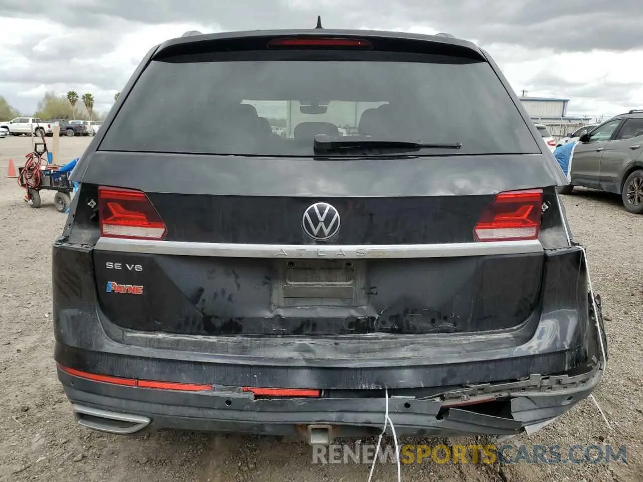 6 Photograph of a damaged car 1V2WR2CA8MC537427 VOLKSWAGEN ATLAS 2021