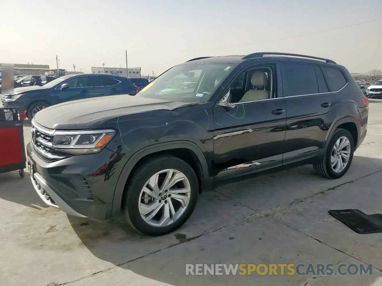 1 Photograph of a damaged car 1V2WR2CA8MC579855 VOLKSWAGEN ATLAS 2021