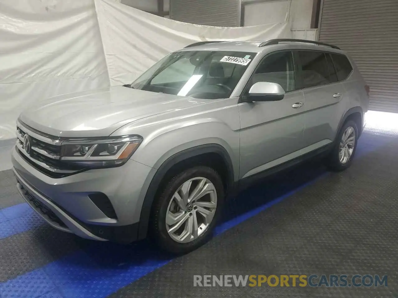 1 Photograph of a damaged car 1V2WR2CA9MC604892 VOLKSWAGEN ATLAS 2021