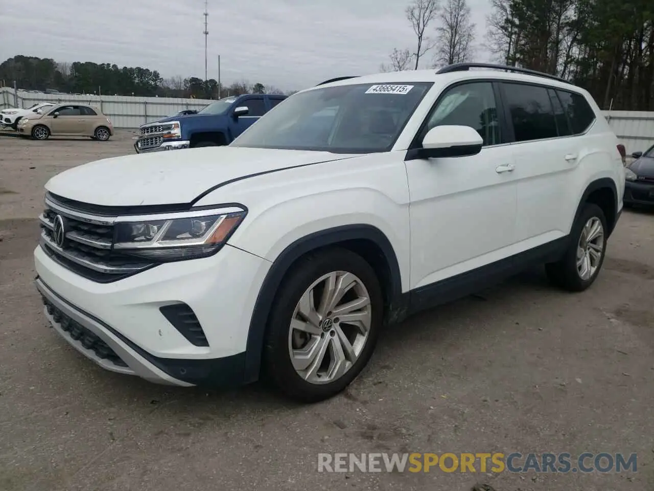1 Photograph of a damaged car 1V2WR2CAXMC567030 VOLKSWAGEN ATLAS 2021
