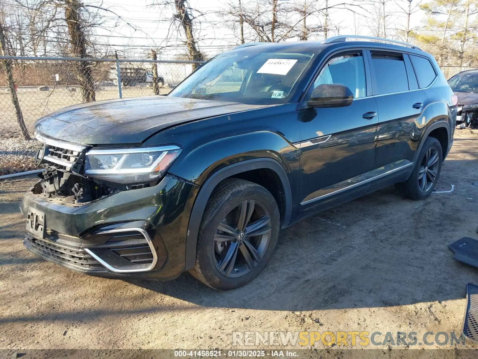 2 Photograph of a damaged car 1V2AR2CA9NC505811 VOLKSWAGEN ATLAS 2022