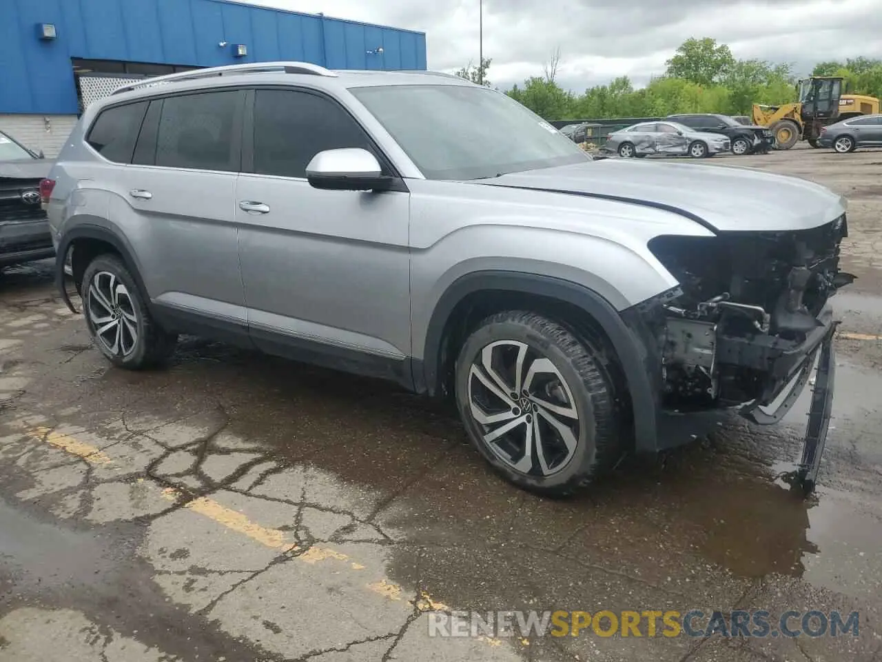 4 Photograph of a damaged car 1V2BR2CA8NC534303 VOLKSWAGEN ATLAS 2022
