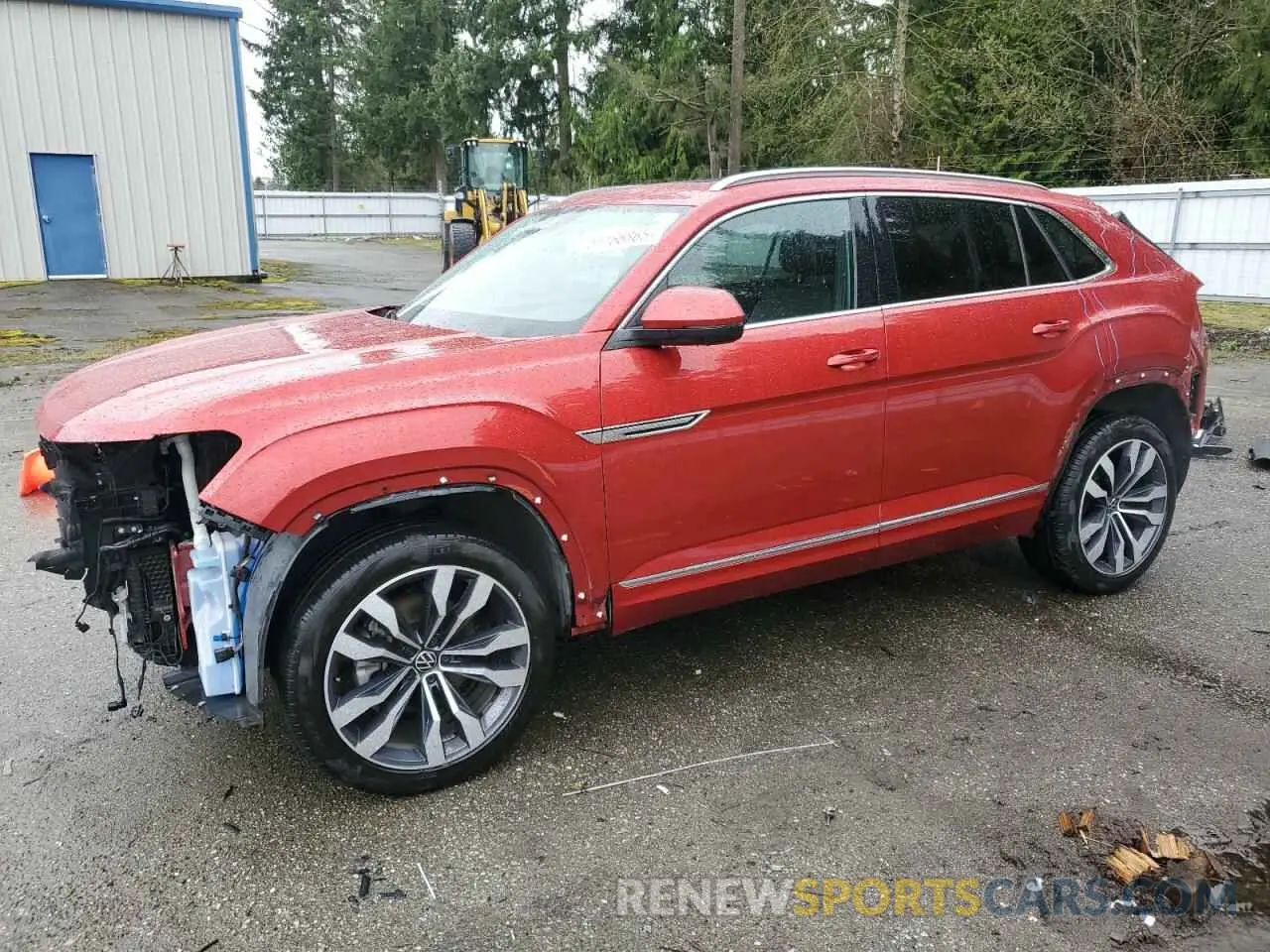 1 Photograph of a damaged car 1V2FE2CA6NC221165 VOLKSWAGEN ATLAS 2022