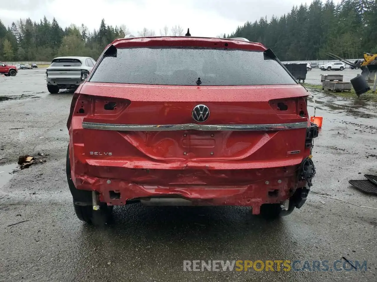 6 Photograph of a damaged car 1V2FE2CA6NC221165 VOLKSWAGEN ATLAS 2022