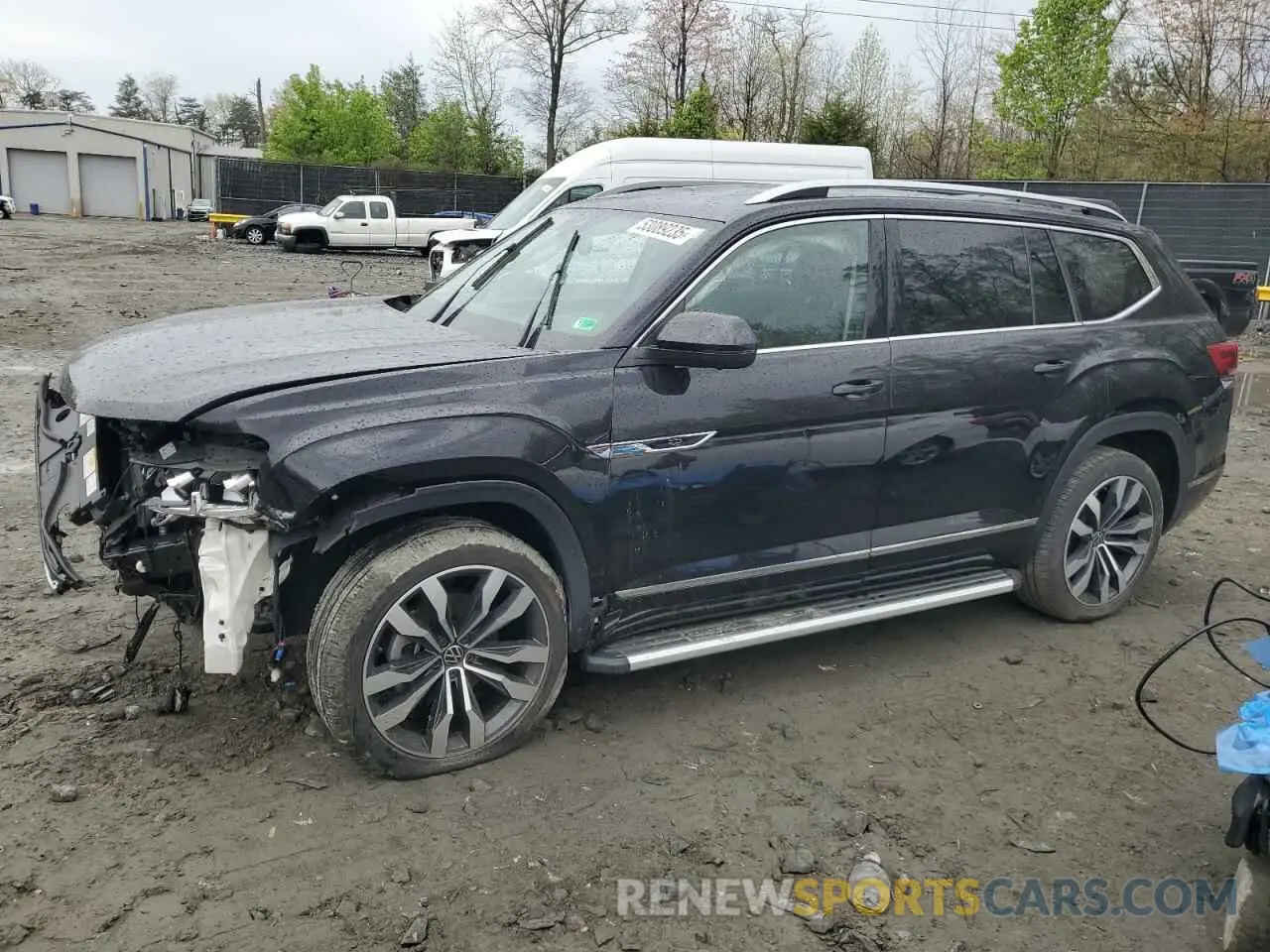 1 Photograph of a damaged car 1V2FR2CA3NC515322 VOLKSWAGEN ATLAS 2022