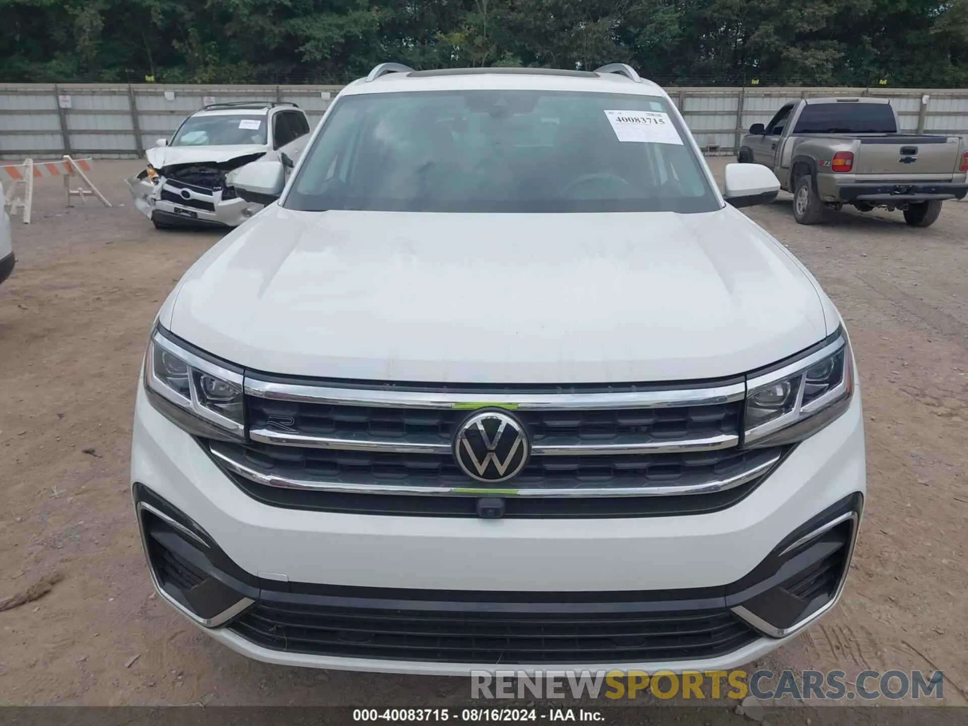 6 Photograph of a damaged car 1V2FR2CA8NC522959 VOLKSWAGEN ATLAS 2022