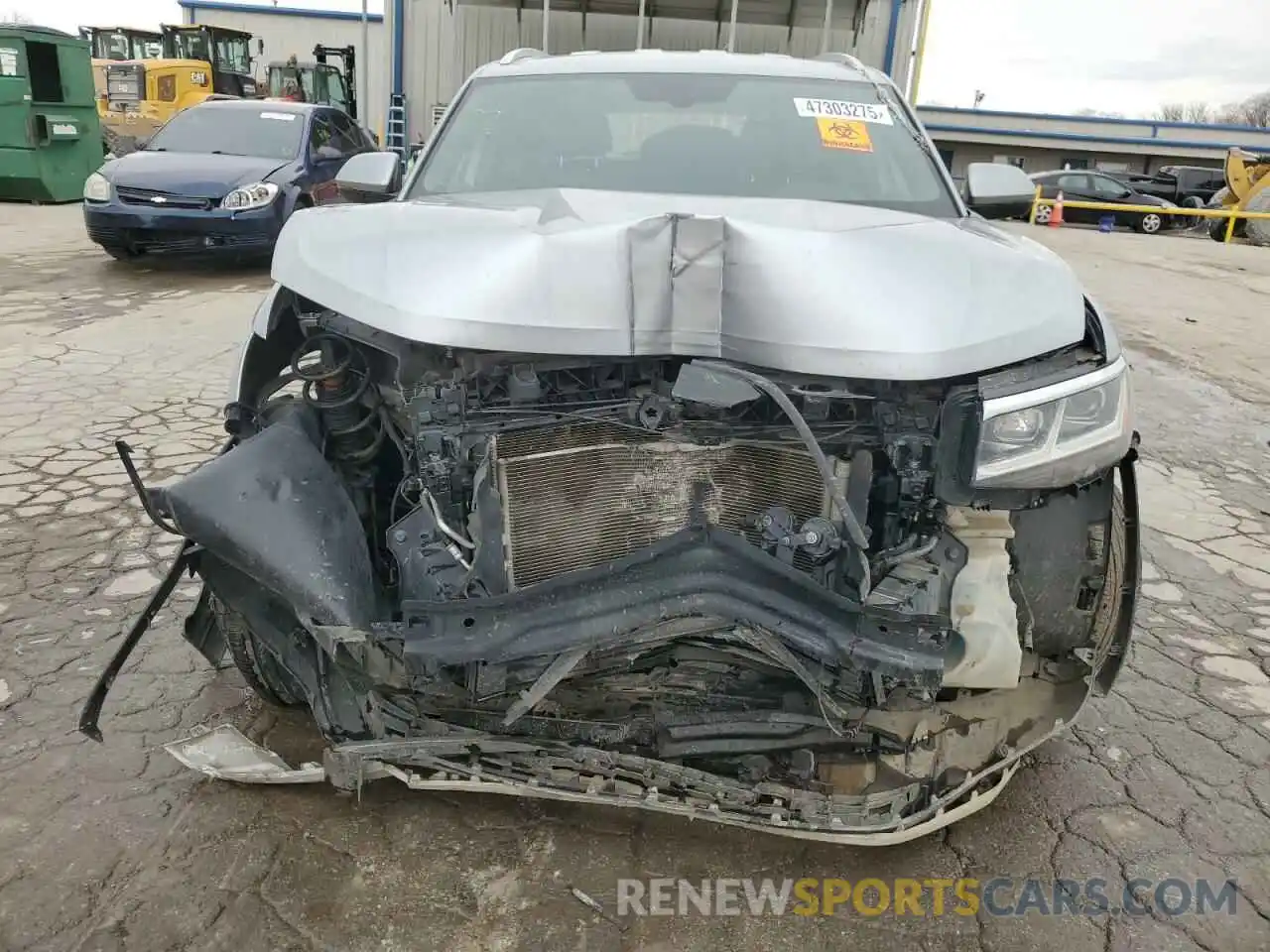 5 Photograph of a damaged car 1V2HE2CA5NC223854 VOLKSWAGEN ATLAS 2022