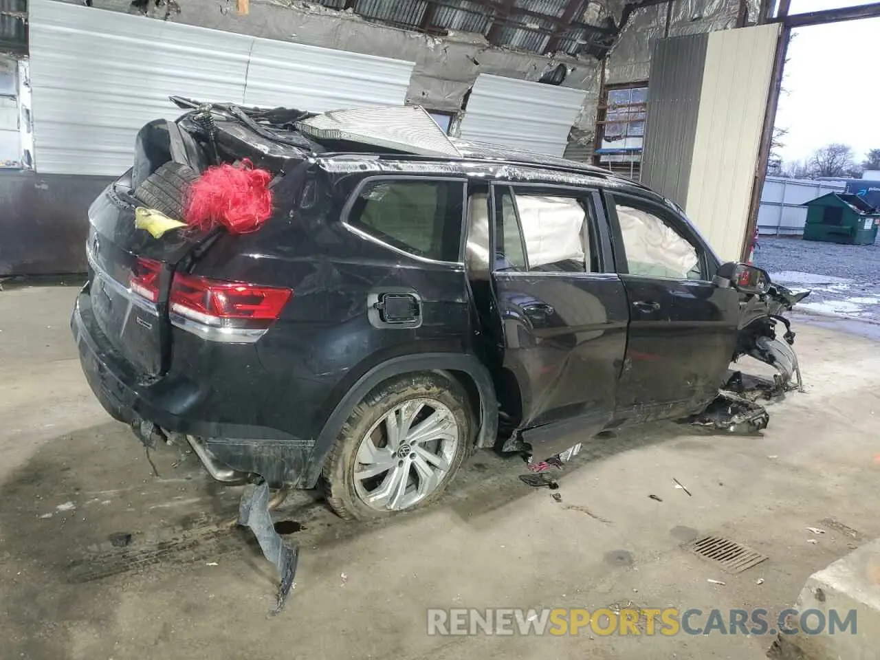 3 Photograph of a damaged car 1V2HP2CA3NC526867 VOLKSWAGEN ATLAS 2022