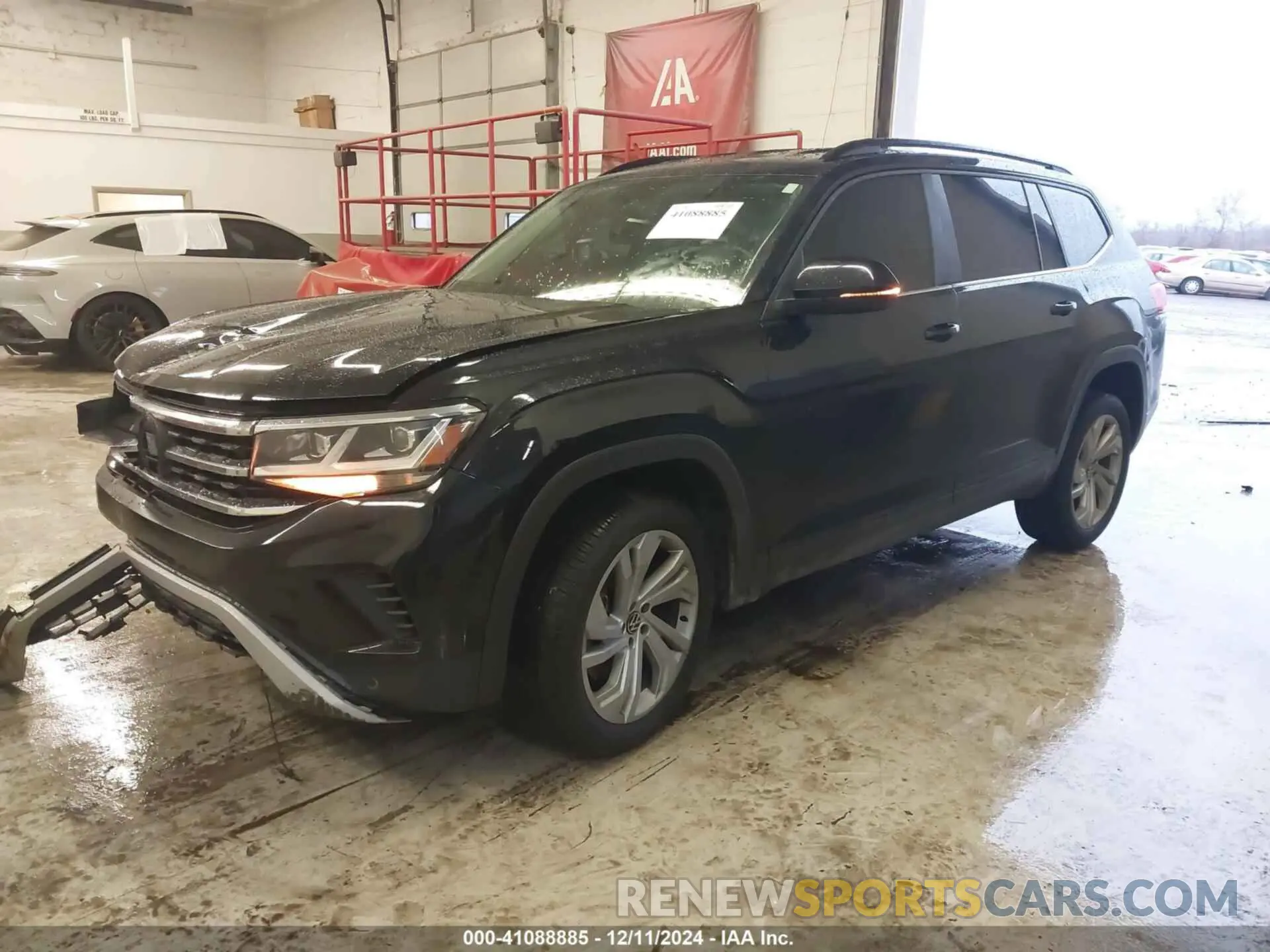 2 Photograph of a damaged car 1V2HR2CA3NC545414 VOLKSWAGEN ATLAS 2022