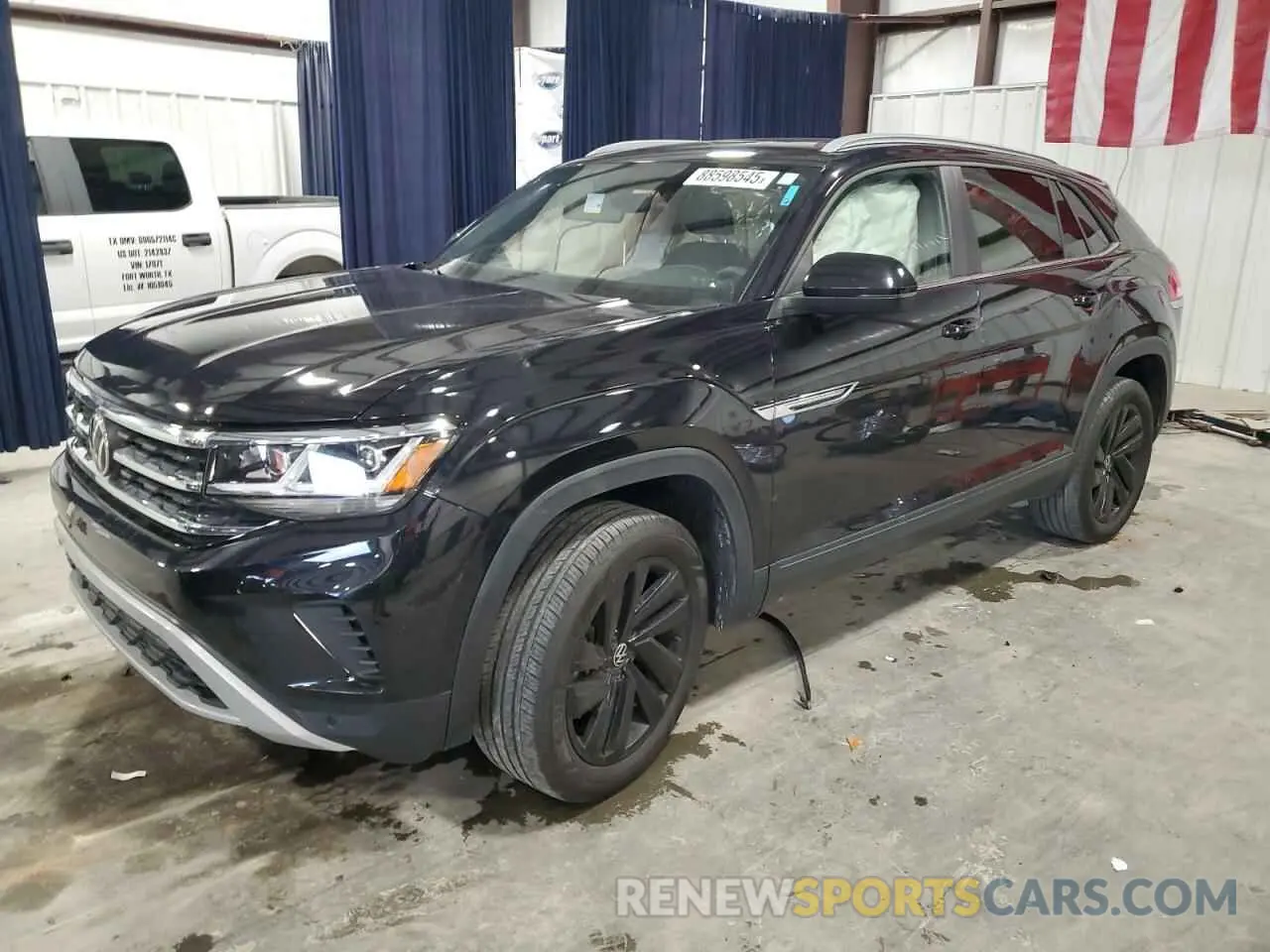1 Photograph of a damaged car 1V2JC2CA8NC222592 VOLKSWAGEN ATLAS 2022