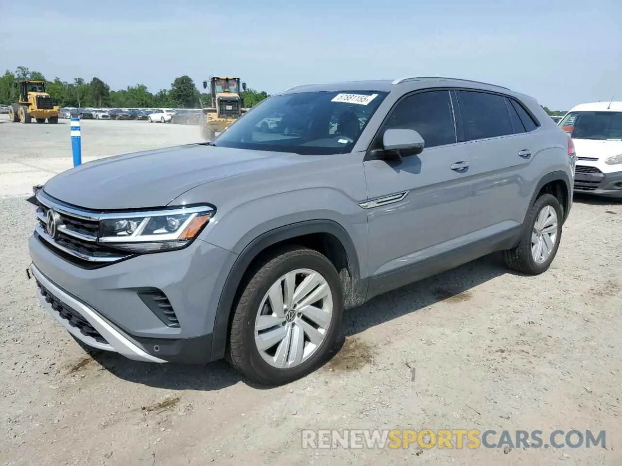 1 Photograph of a damaged car 1V2JE2CA6NC222956 VOLKSWAGEN ATLAS 2022