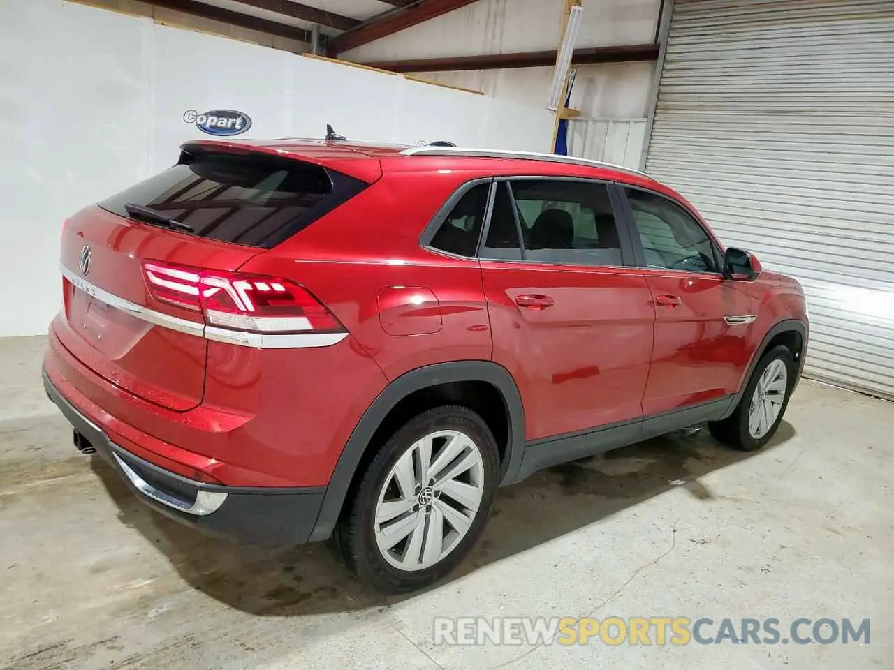 3 Photograph of a damaged car 1V2JE2CA6NC225324 VOLKSWAGEN ATLAS 2022