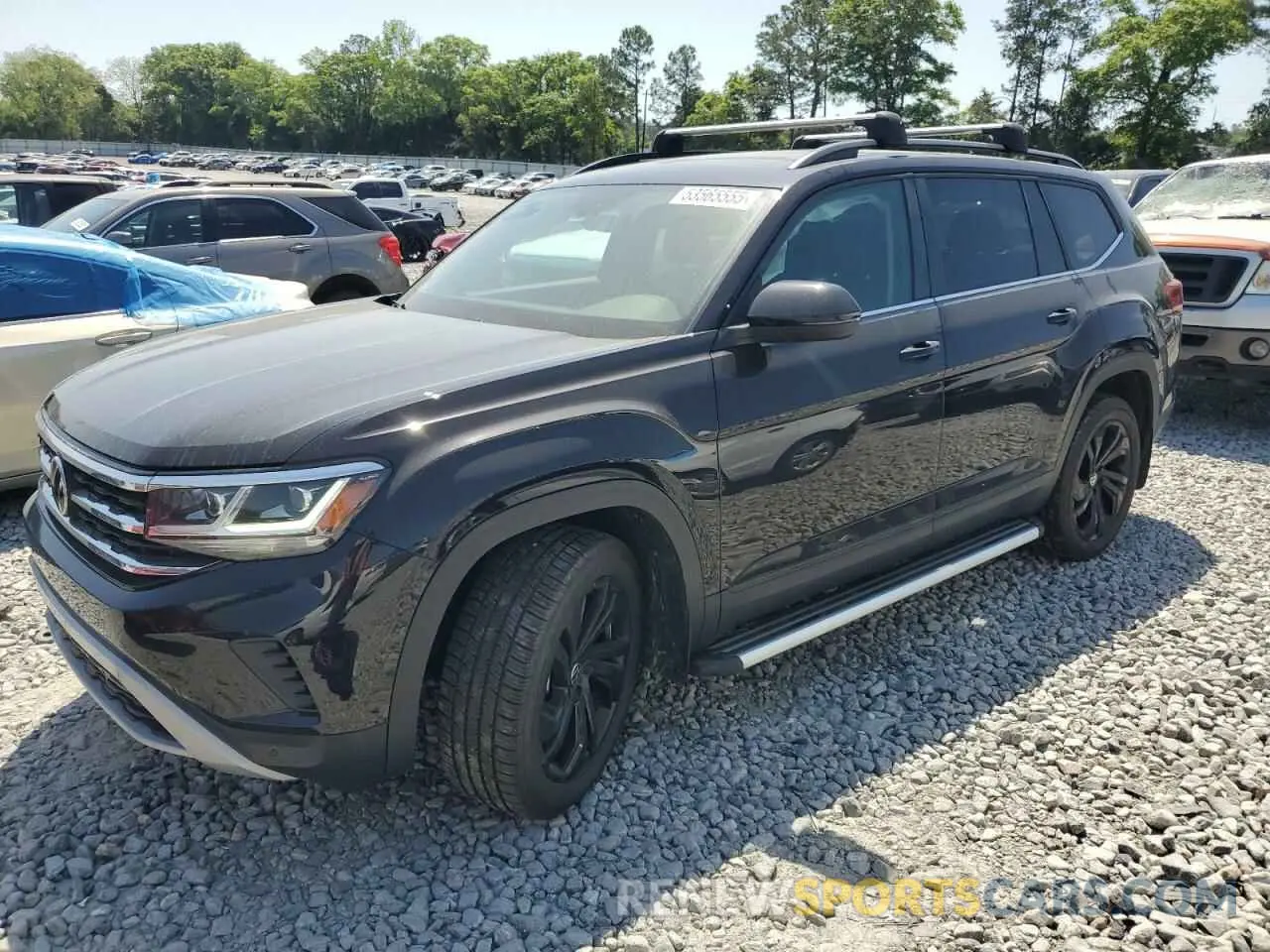 1 Photograph of a damaged car 1V2JR2CA0NC546229 VOLKSWAGEN ATLAS 2022