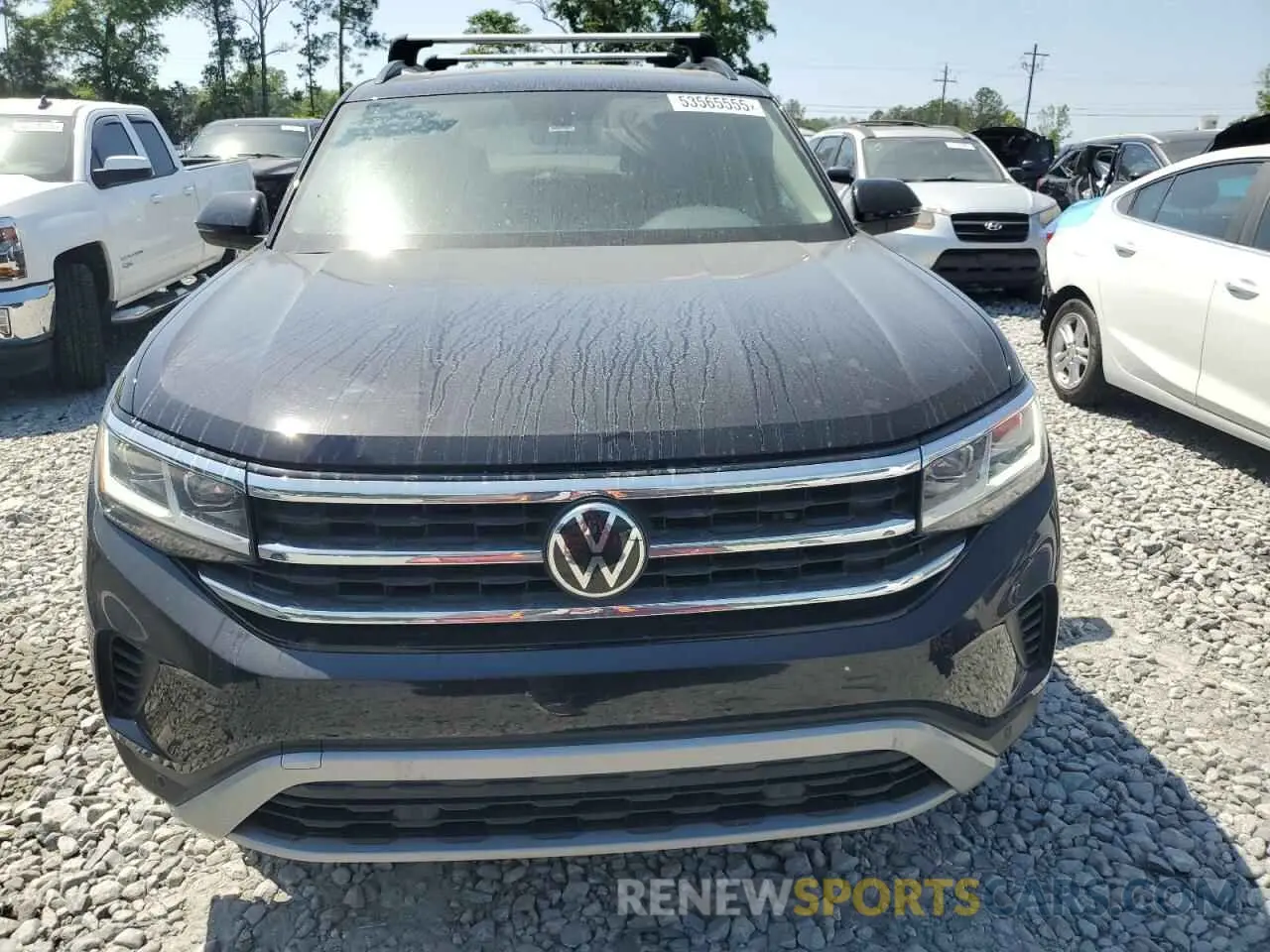 5 Photograph of a damaged car 1V2JR2CA0NC546229 VOLKSWAGEN ATLAS 2022