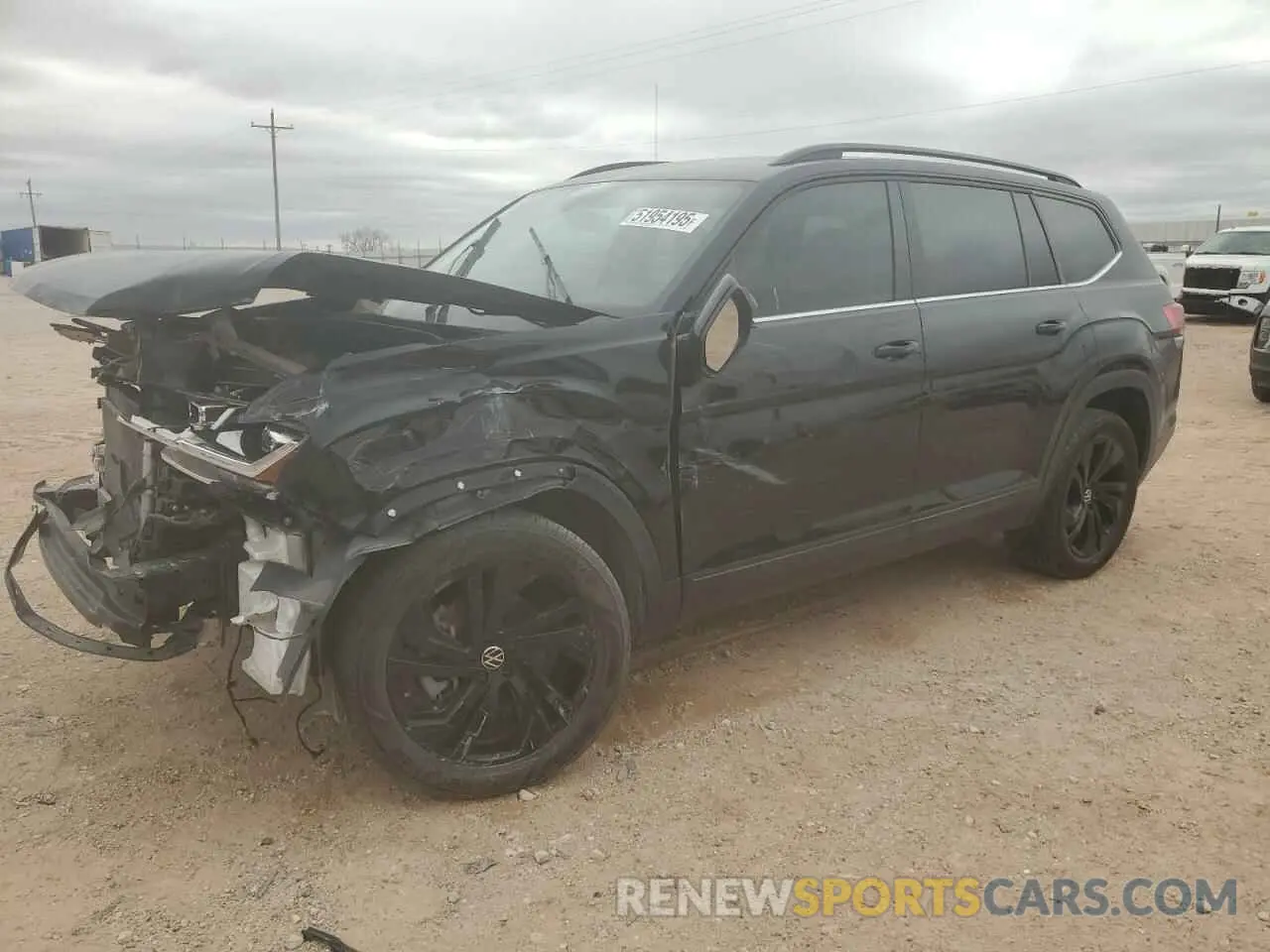 1 Photograph of a damaged car 1V2JR2CA4NC545102 VOLKSWAGEN ATLAS 2022