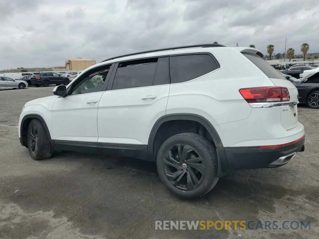 2 Photograph of a damaged car 1V2JR2CA6NC544260 VOLKSWAGEN ATLAS 2022