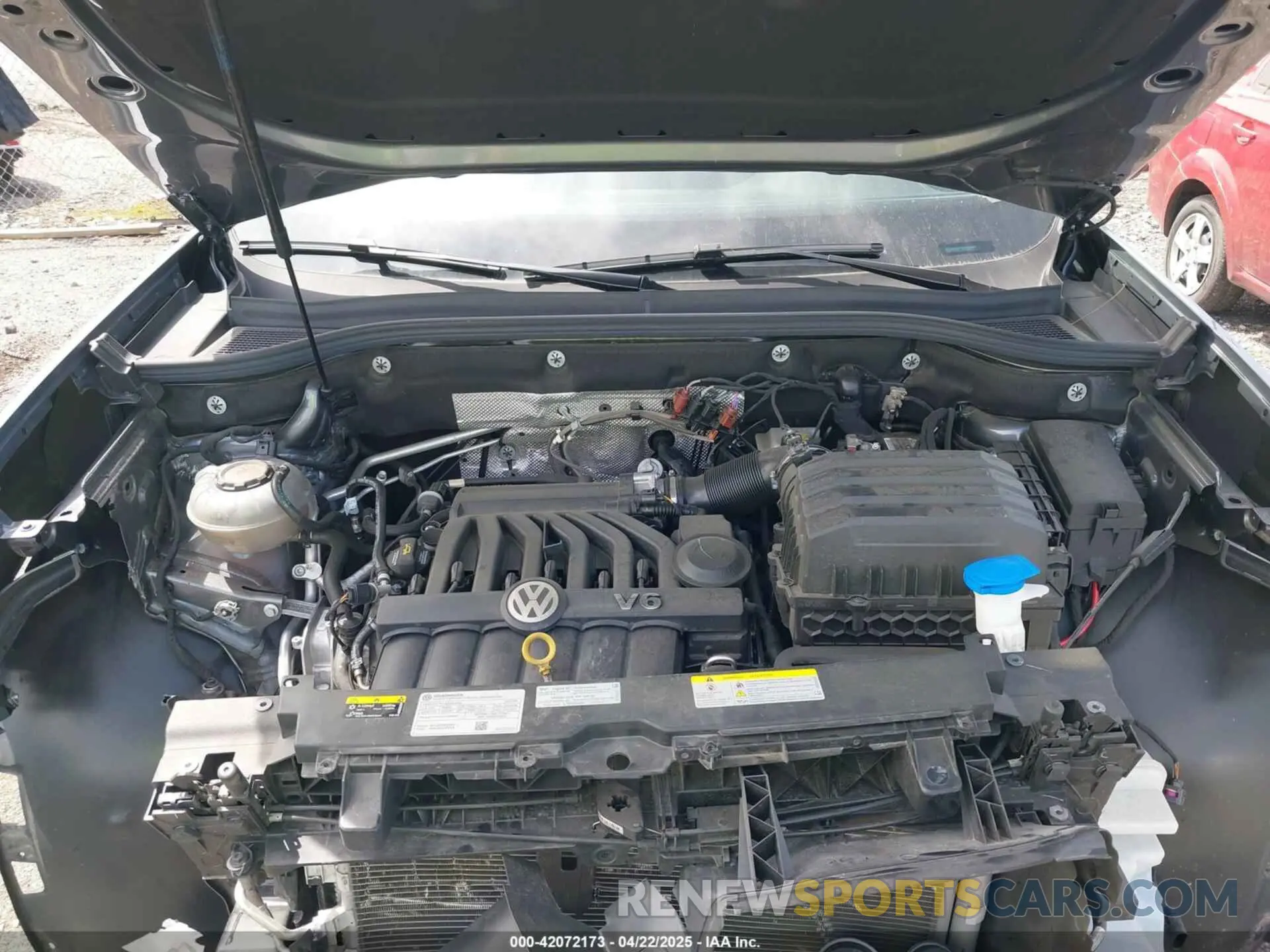 10 Photograph of a damaged car 1V2JR2CA7NC523045 VOLKSWAGEN ATLAS 2022