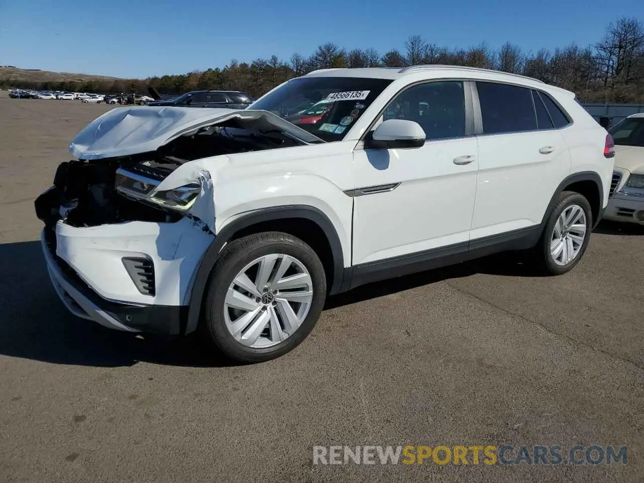 1 Photograph of a damaged car 1V2KE2CA3NC230226 VOLKSWAGEN ATLAS 2022
