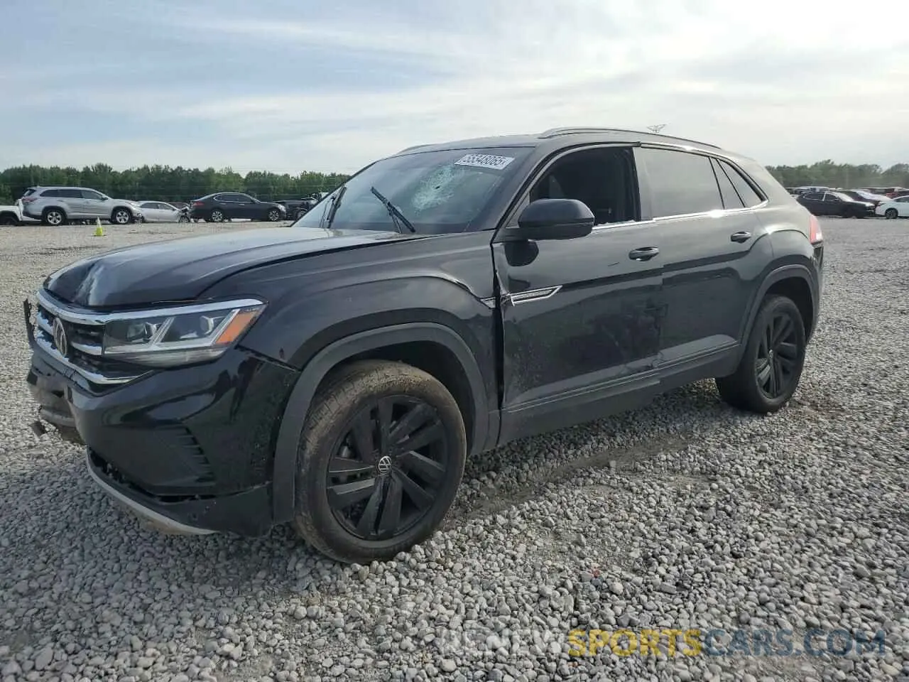 1 Photograph of a damaged car 1V2KE2CA8NC223479 VOLKSWAGEN ATLAS 2022