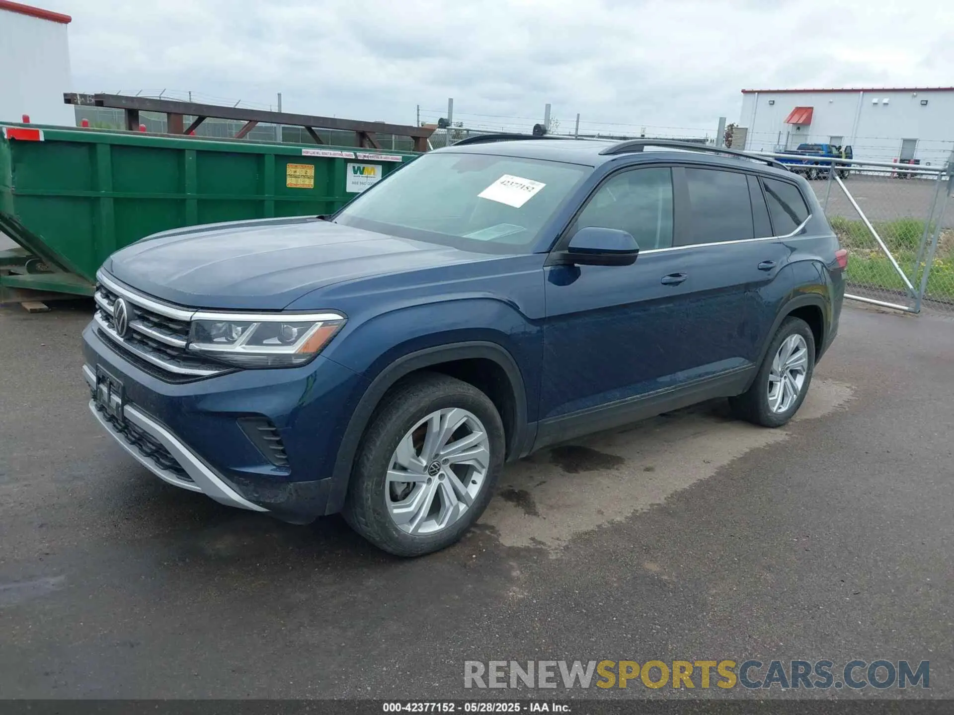 2 Photograph of a damaged car 1V2KR2CA0NC507709 VOLKSWAGEN ATLAS 2022