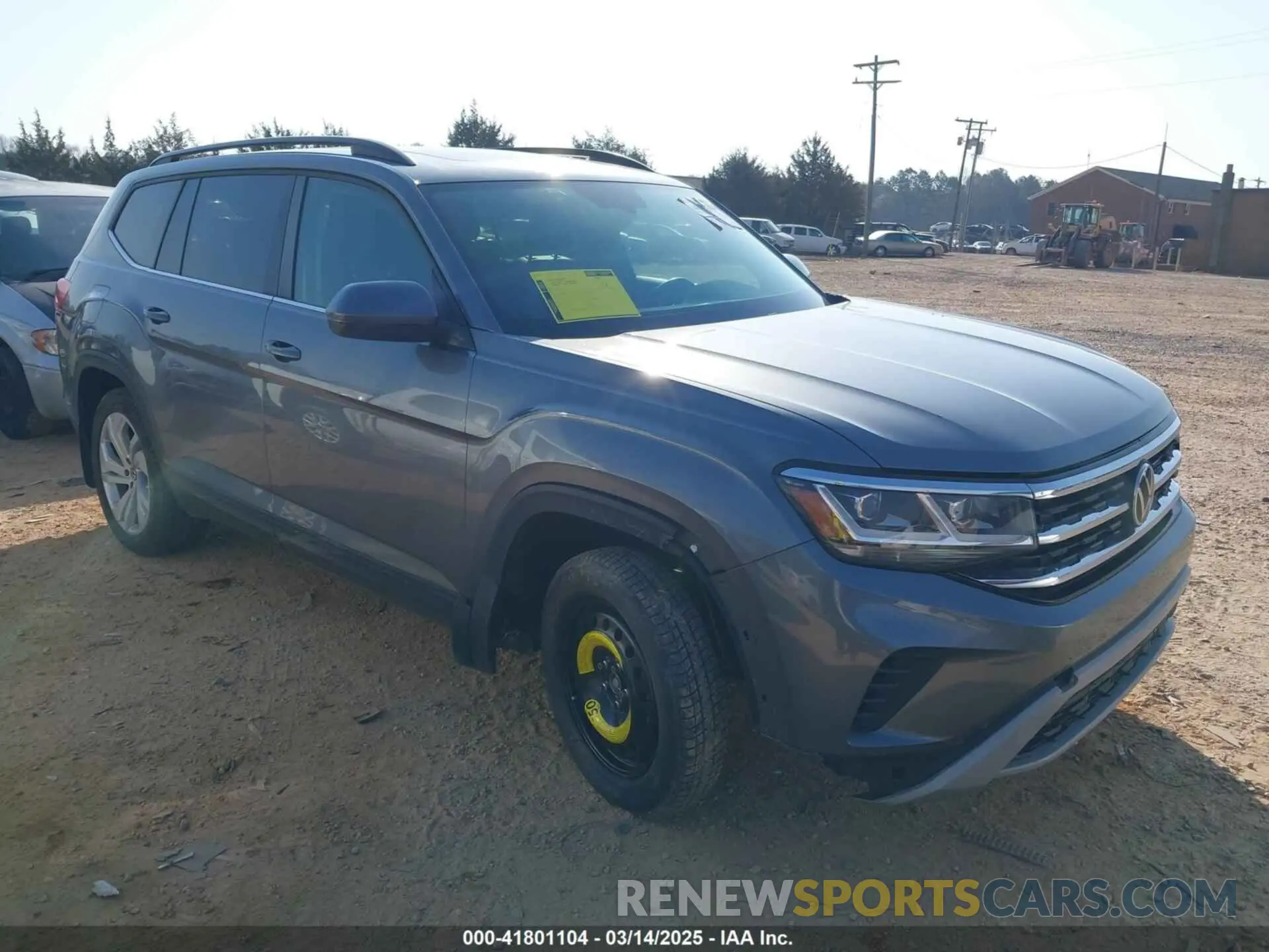 1 Photograph of a damaged car 1V2KR2CA1NC507850 VOLKSWAGEN ATLAS 2022